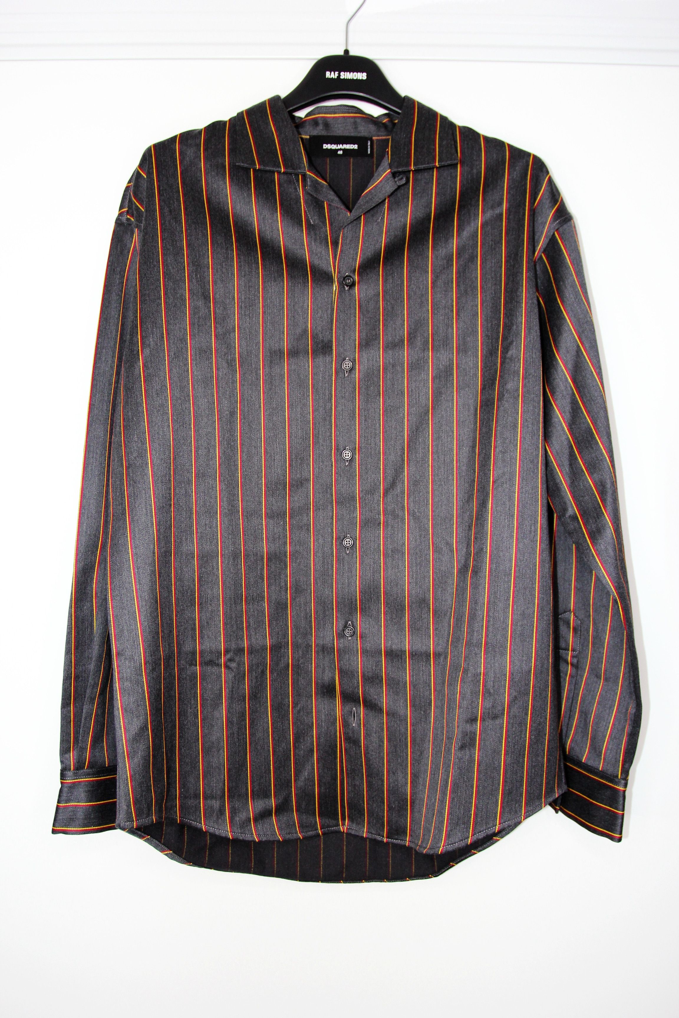 Dsquared2 BNWT AW20 DSQUARED2 PREPPY STRIPE PATTERN SHIRT 48 Size US M / EU 48-50 / 2 - 2 Thumbnail