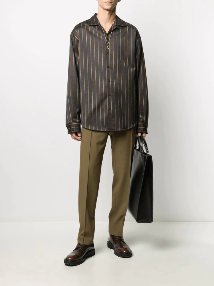 Dsquared2 BNWT AW20 DSQUARED2 PREPPY STRIPE PATTERN SHIRT 48 Size US M / EU 48-50 / 2 - 14 Thumbnail