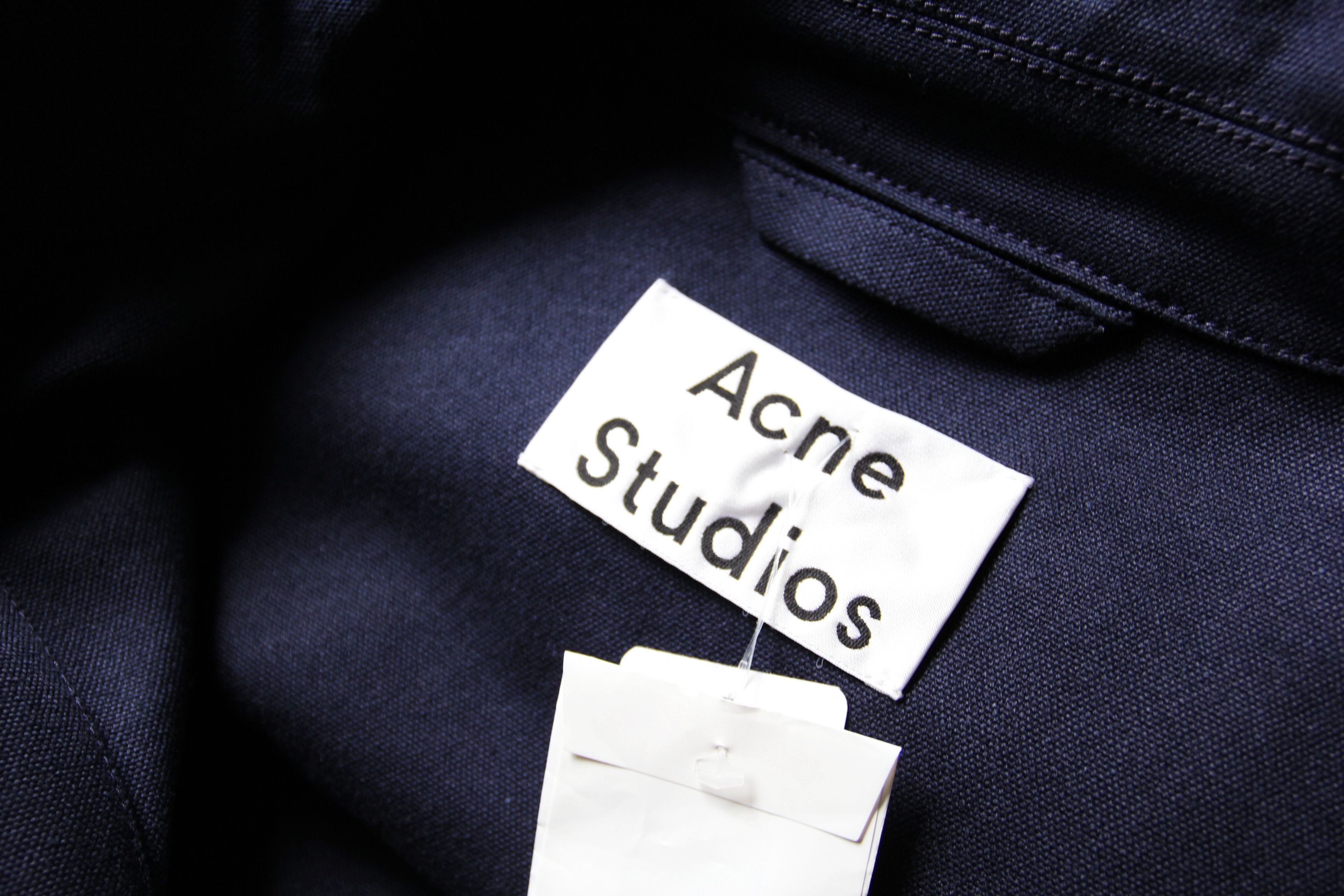 BNWT SS19 ACNE STUDIOS TWO-TONE PARKA NAVY 48