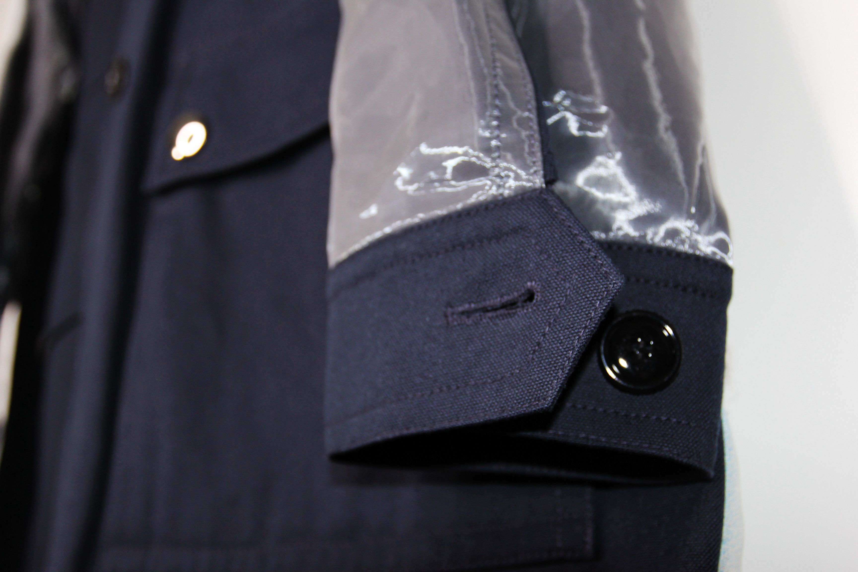 BNWT SS19 ACNE STUDIOS TWO-TONE PARKA NAVY 48