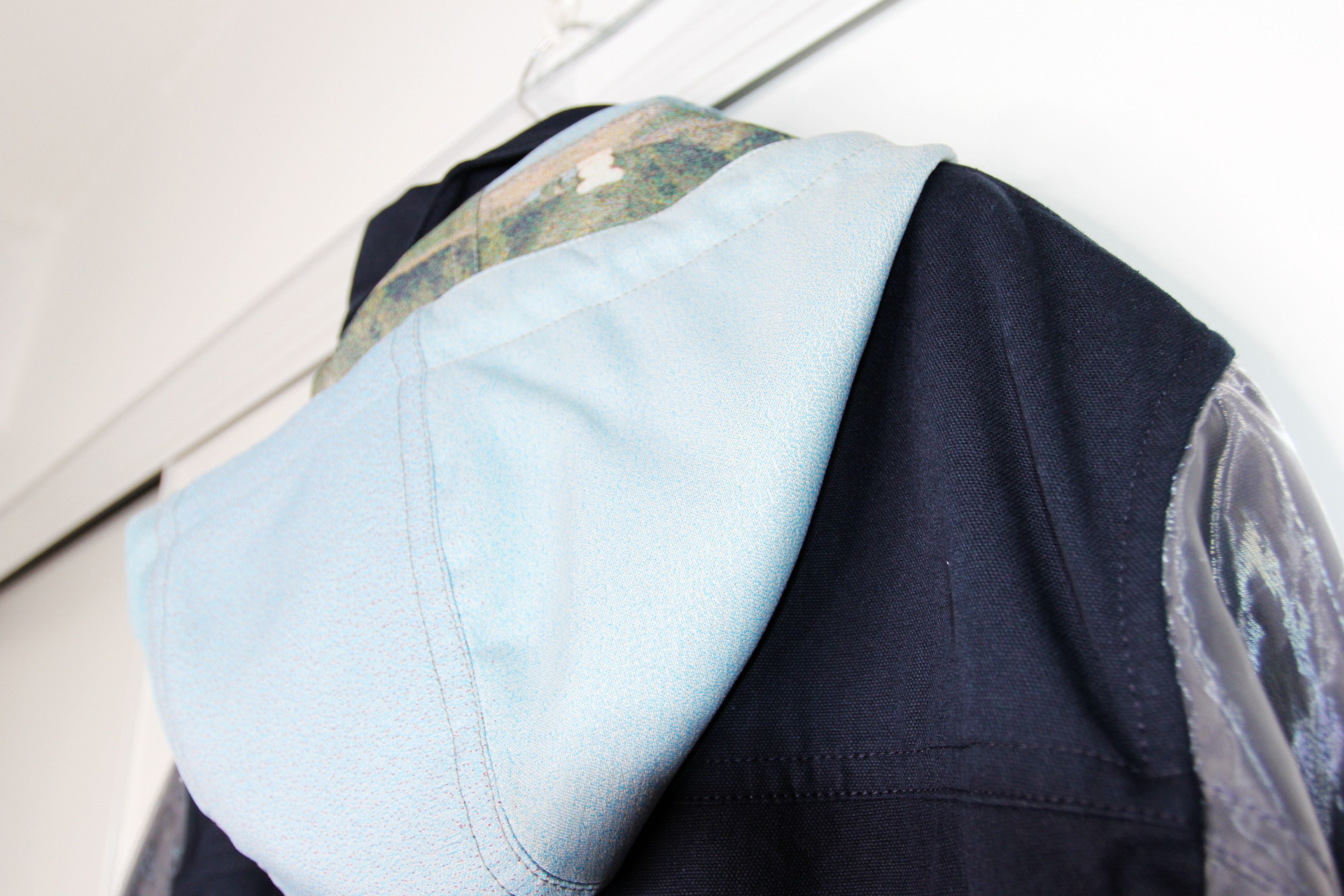 BNWT SS19 ACNE STUDIOS TWO-TONE PARKA NAVY 48