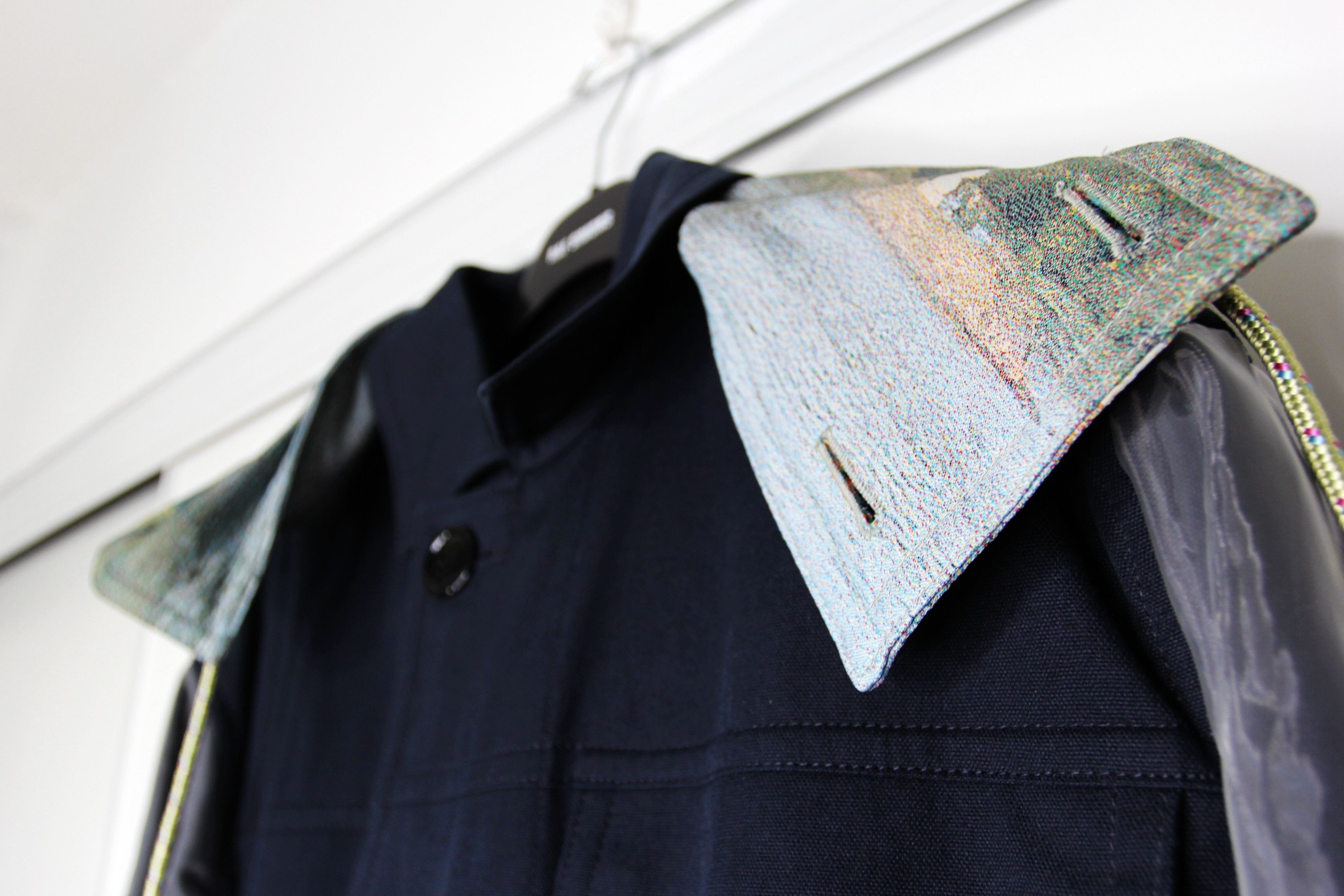 BNWT SS19 ACNE STUDIOS TWO-TONE PARKA NAVY 48