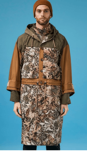 White Mountaineering BNWT AW20 WHITE MOUNTAINEERING LEAVES DOUBLE LAYER COAT 2 Size US M / EU 48-50 / 2 - 19 Thumbnail
