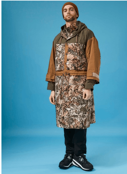 White Mountaineering BNWT AW20 WHITE MOUNTAINEERING LEAVES DOUBLE LAYER COAT 2 Size US M / EU 48-50 / 2 - 17 Thumbnail
