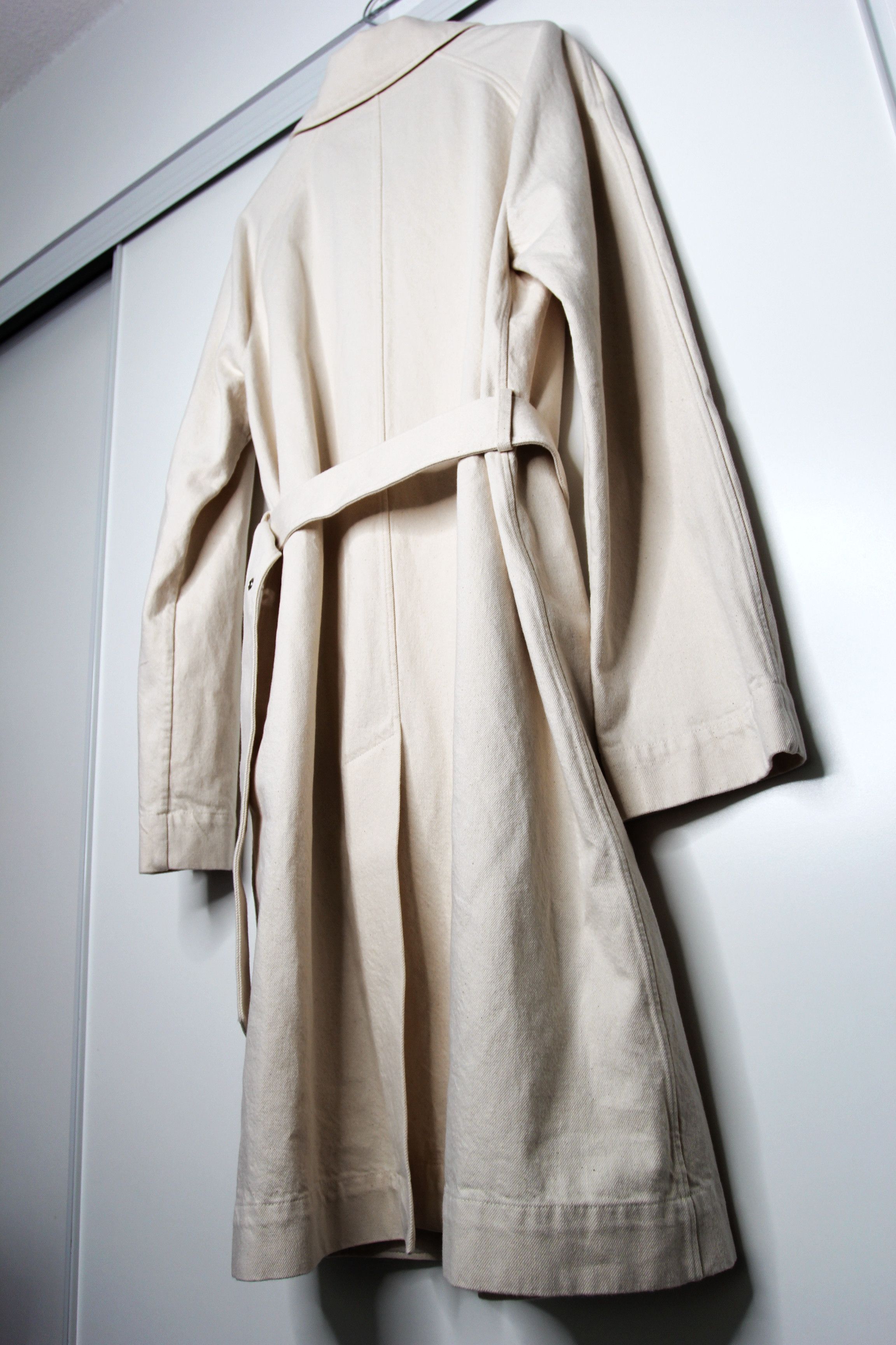 Marni BNWT SS21 MARNI OFF WHITE DENIM TRENCH COAT 48 Size US M / EU 48-50 / 2 - 10 Thumbnail