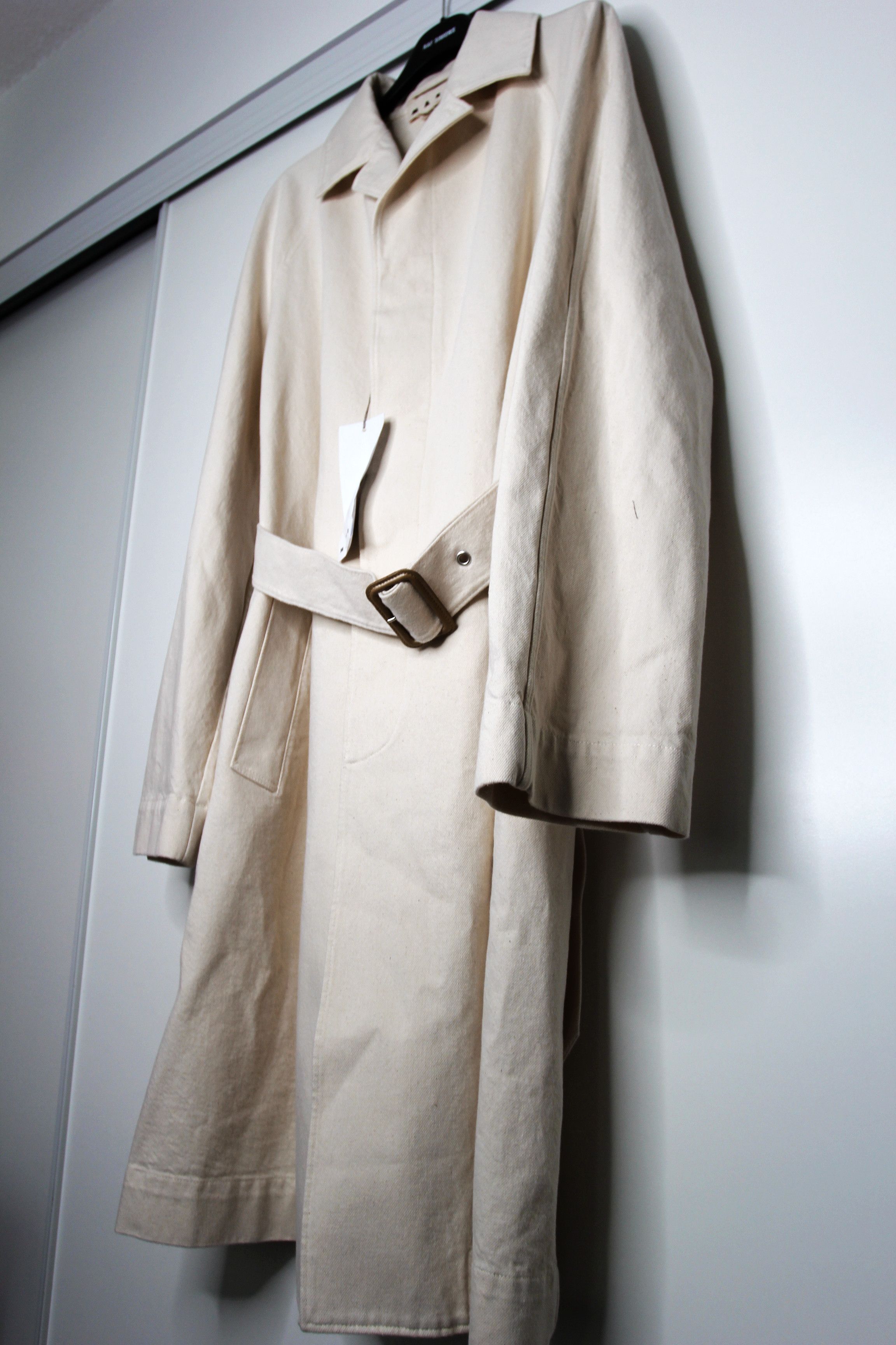 Marni BNWT SS21 MARNI OFF WHITE DENIM TRENCH COAT 48 Size US M / EU 48-50 / 2 - 7 Thumbnail