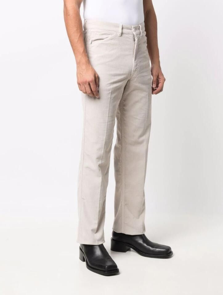 image of Aw21 Lemaire Corduroy Straight Leg Pants 52 in Beige, Men's (Size 36)