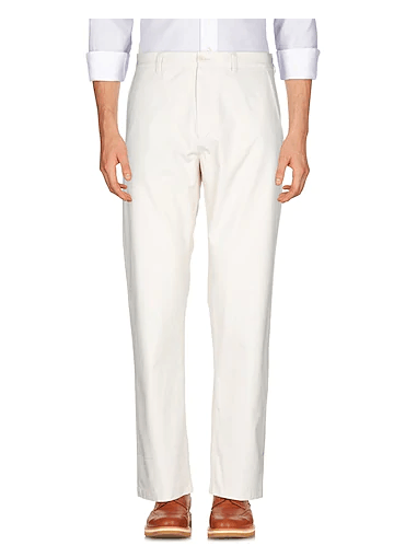 image of Ss20 Dries Van Noten Casual Pants 48 in Off White, Men's (Size 32)