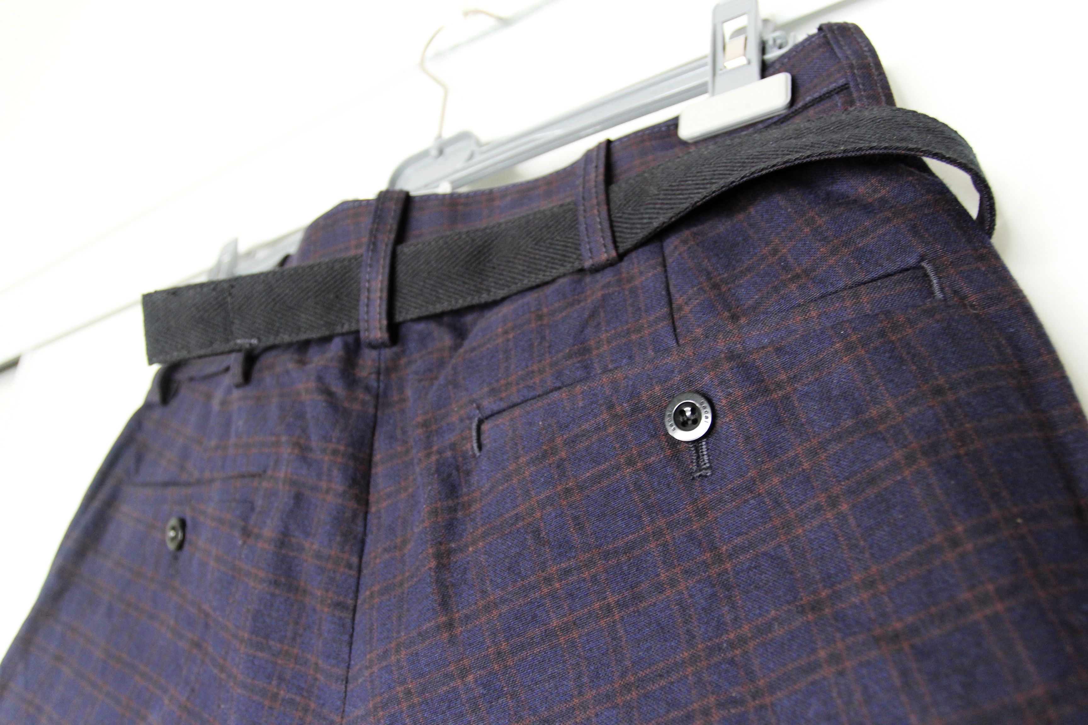 Sacai BNWT SS20 SACAI GLEN CHECK PANTS 2 Size US 30 / EU 46 - 8 Thumbnail