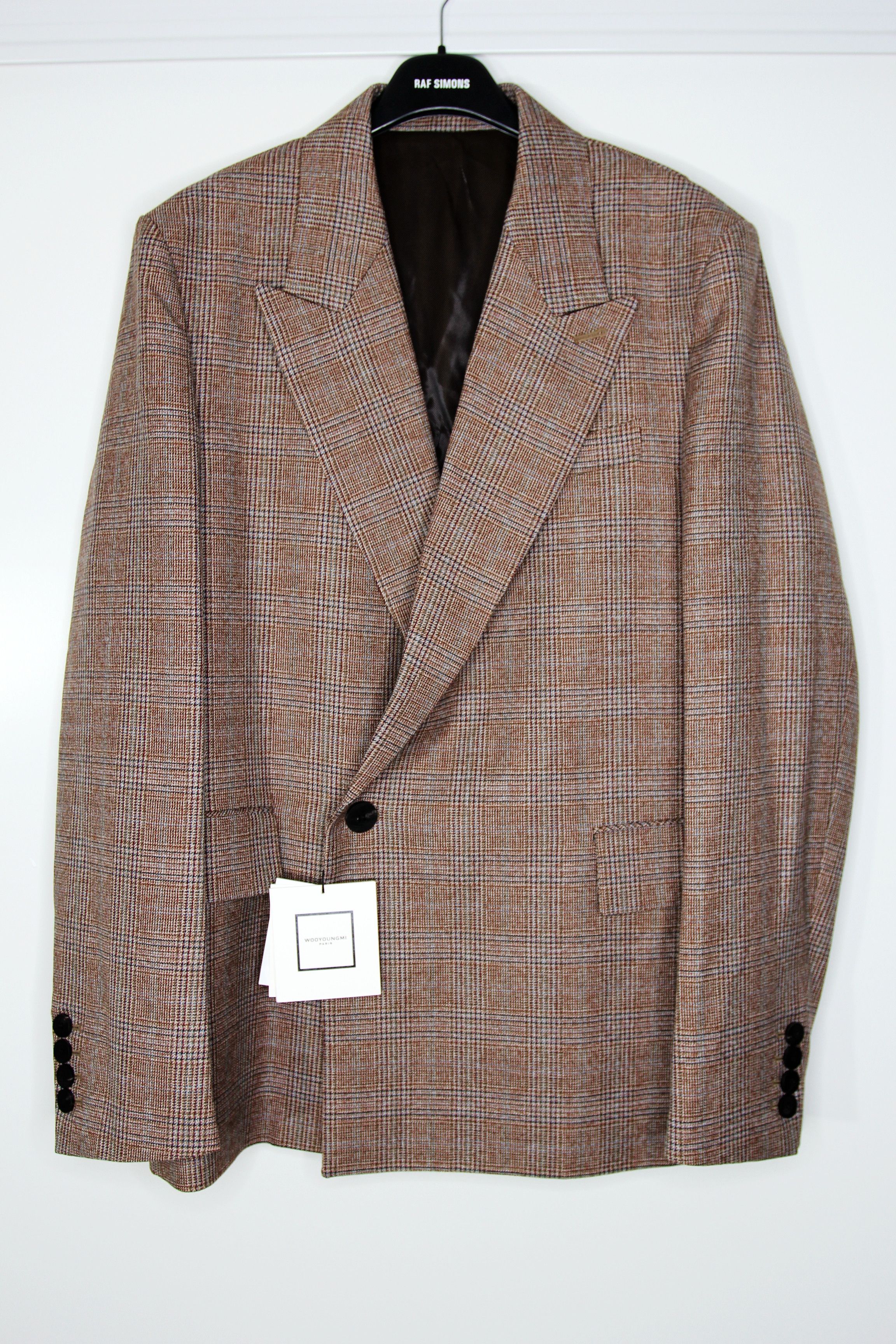 Wooyoungmi BNWT AW20 WOOYOUNGMI PRINCE OF WALES JACKET 50 Size US M / EU 48-50 / 2 - 2 Thumbnail