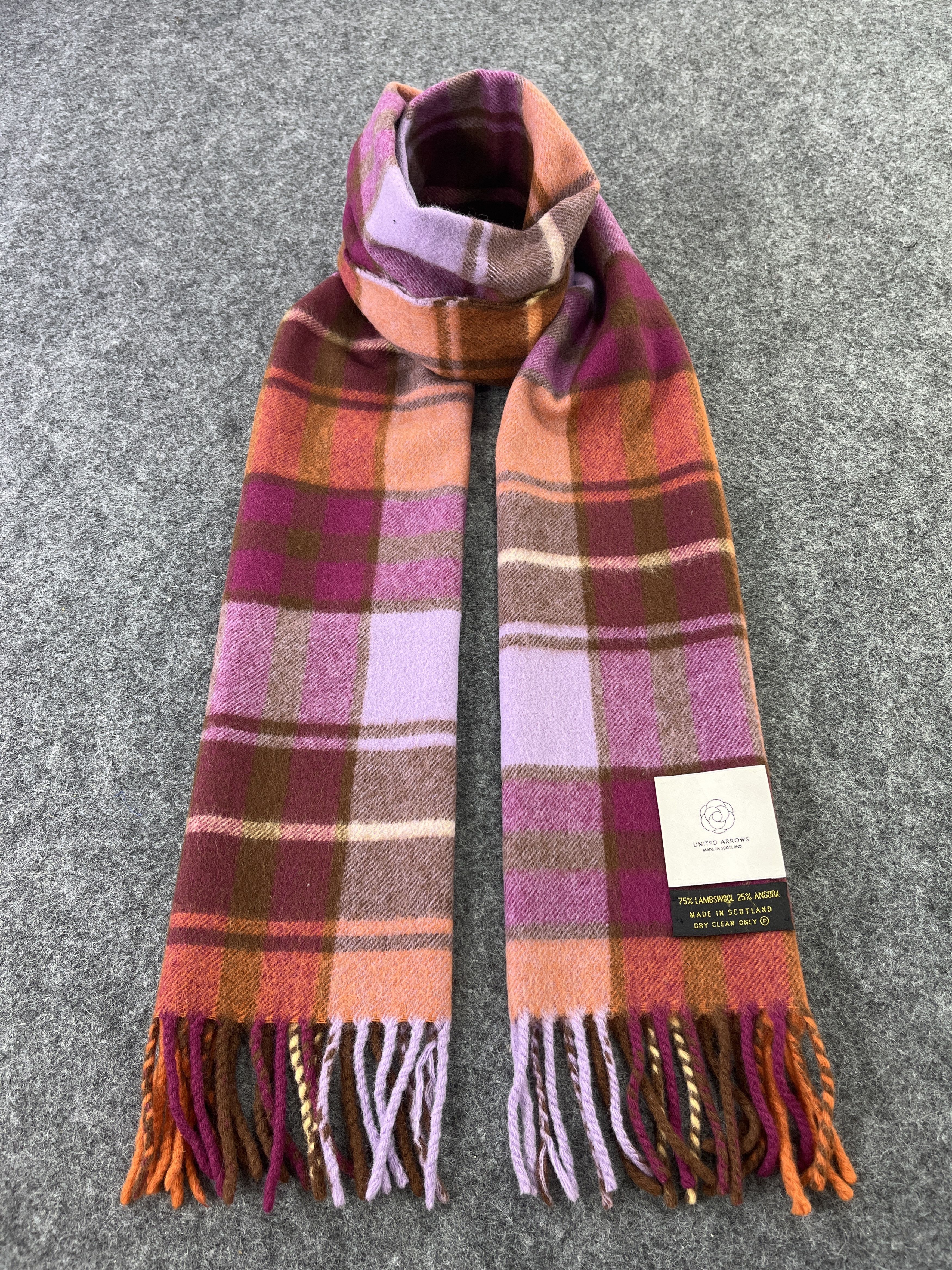 United Arrows × Vintage UNITED ARROWS SCARVES / MUFFLER /NECKWEAR T312 Size ONE SIZE - 1 Thumbnail