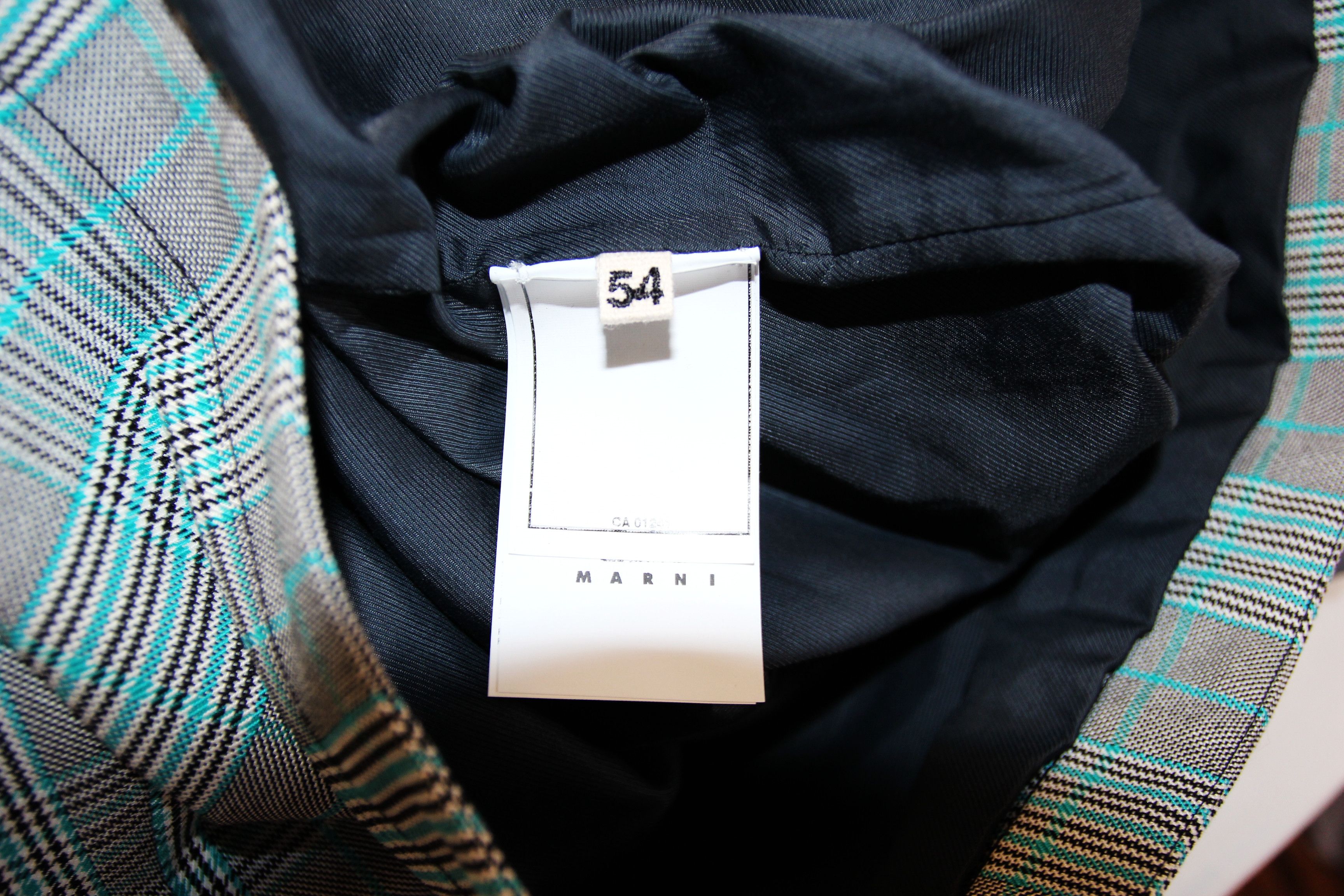 Marni BNWT SS20 MARNI CHECKED JACKET 54 Size US L / EU 52-54 / 3 - 9 Thumbnail