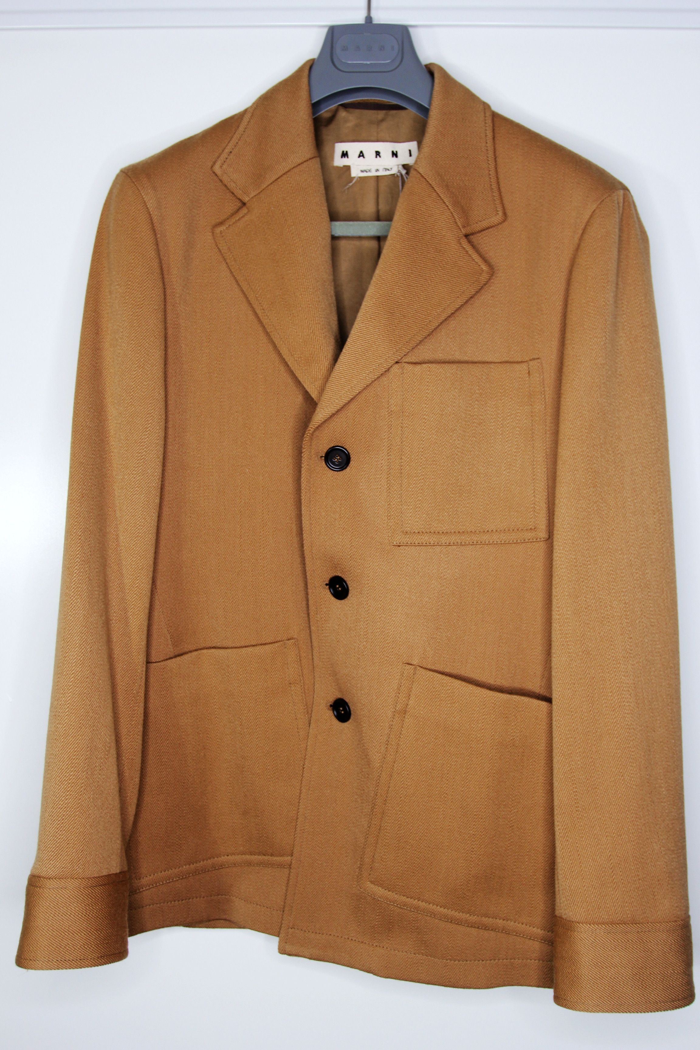 Marni BNWT AW17 MARNI 3 BUTTON JACKET 50 Size US M / EU 48-50 / 2 - 2 Thumbnail