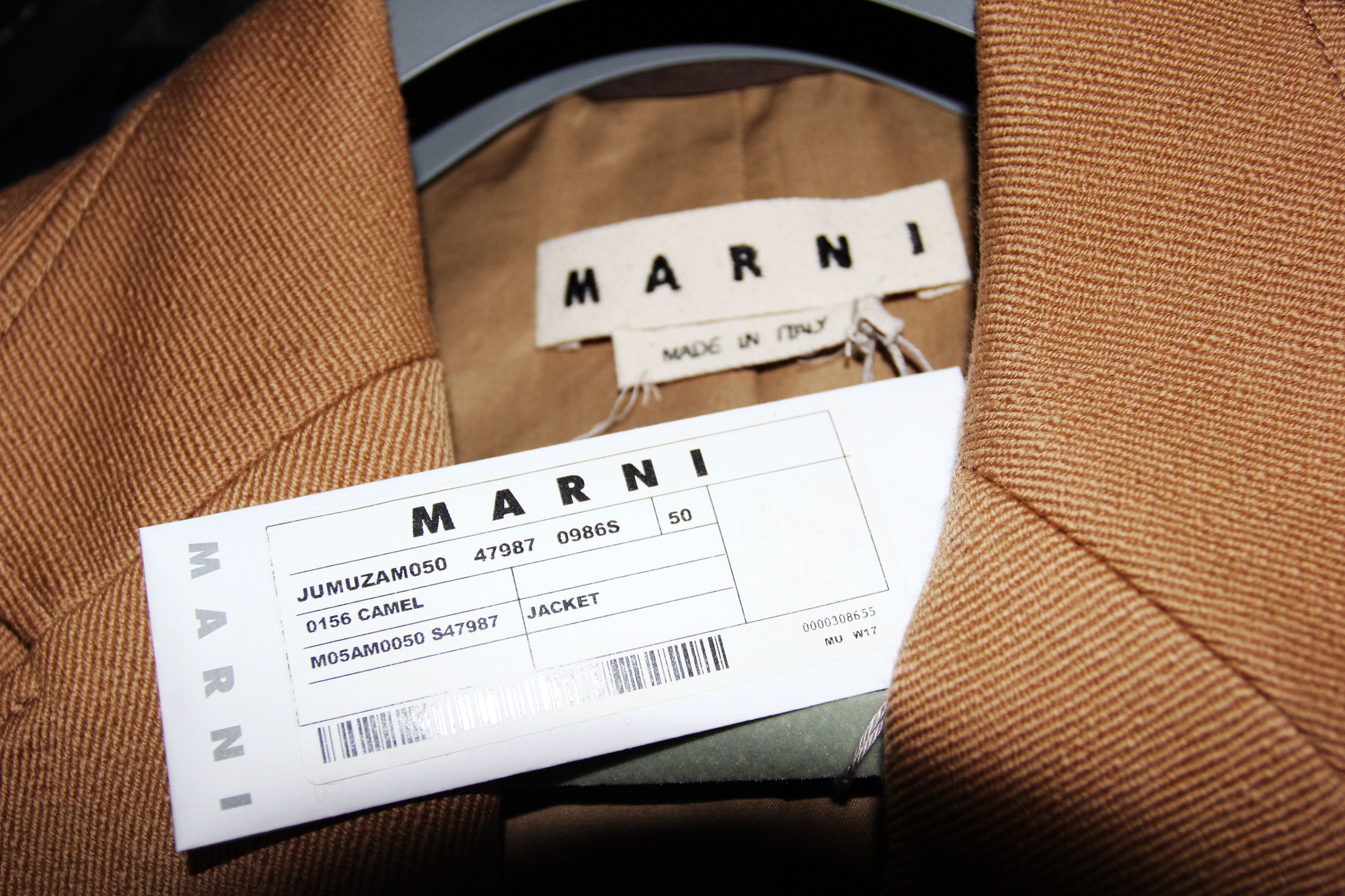 Marni BNWT AW17 MARNI 3 BUTTON JACKET 50 Size US M / EU 48-50 / 2 - 11 Thumbnail