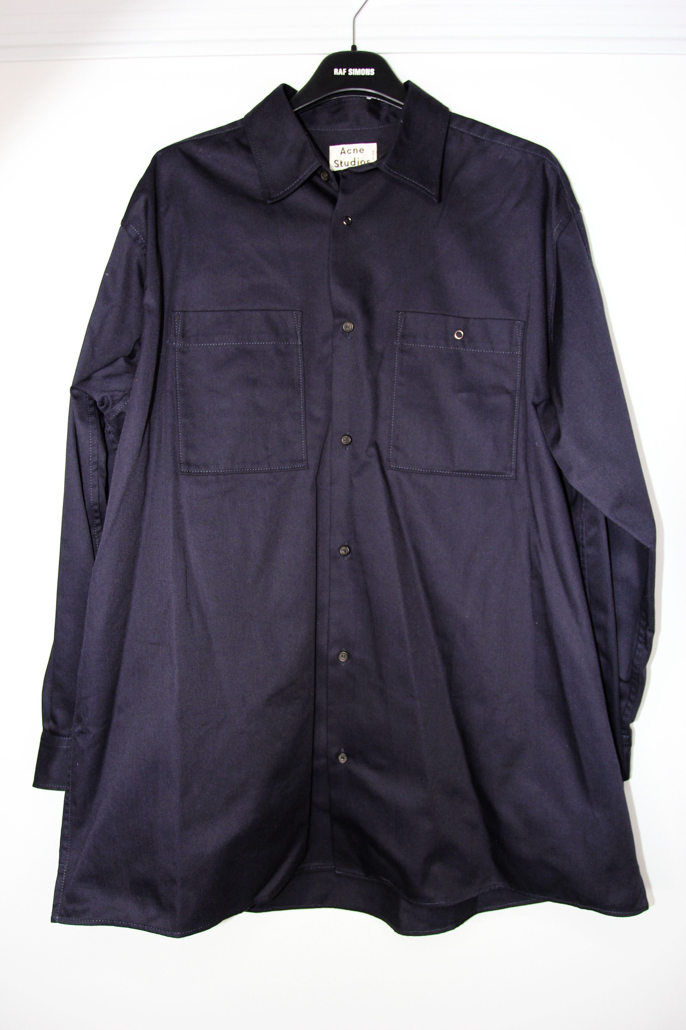 Acne Studios BNWT AW19 ACNE STUDIOS OVERSIZED NAVY SHIRT JACKET 46 Size US S / EU 44-46 / 1 - 2 Thumbnail