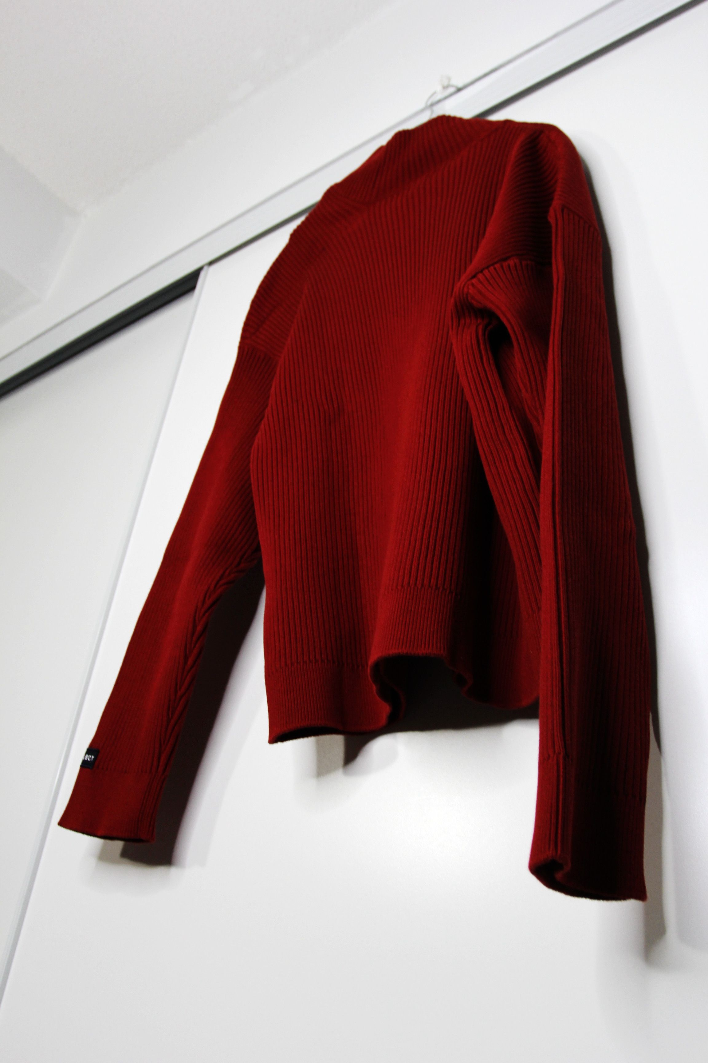 Y/Project BNWT AW20 Y/PROJECT RIBBED OFF-CENTER SWEATER L Size US L / EU 52-54 / 3 - 8 Thumbnail