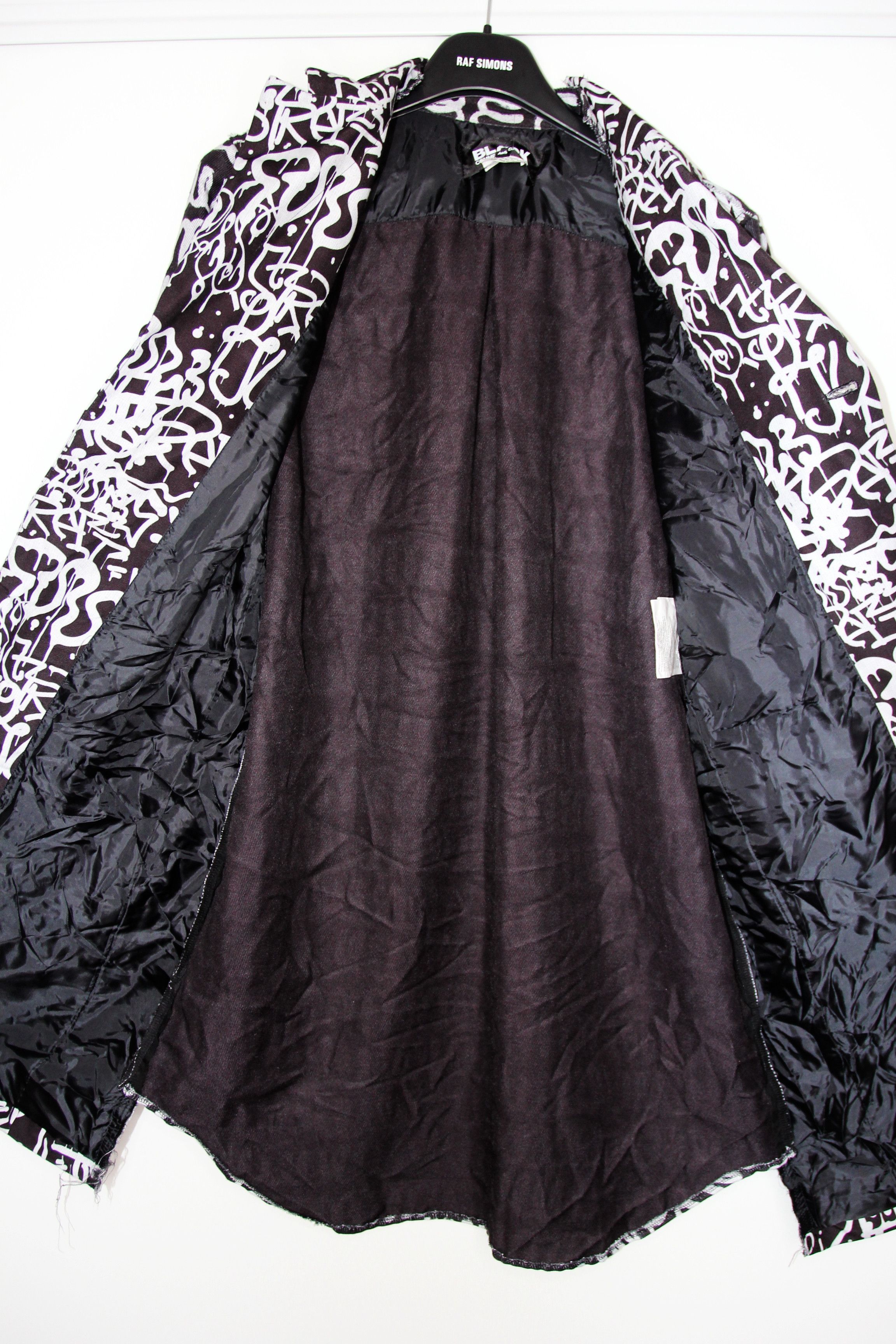 Comme des Garcons Black BNWT AW20 COMME DES GARCONS BLACK GRAFFITI PRINT COAT M Size US M / EU 48-50 / 2 - 12 Thumbnail