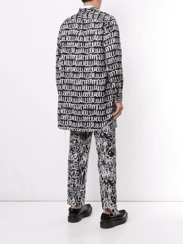 Comme des Garcons Black BNWT AW20 COMME DES GARCONS BLACK GRAFFITI PRINT COAT M Size US M / EU 48-50 / 2 - 20 Thumbnail