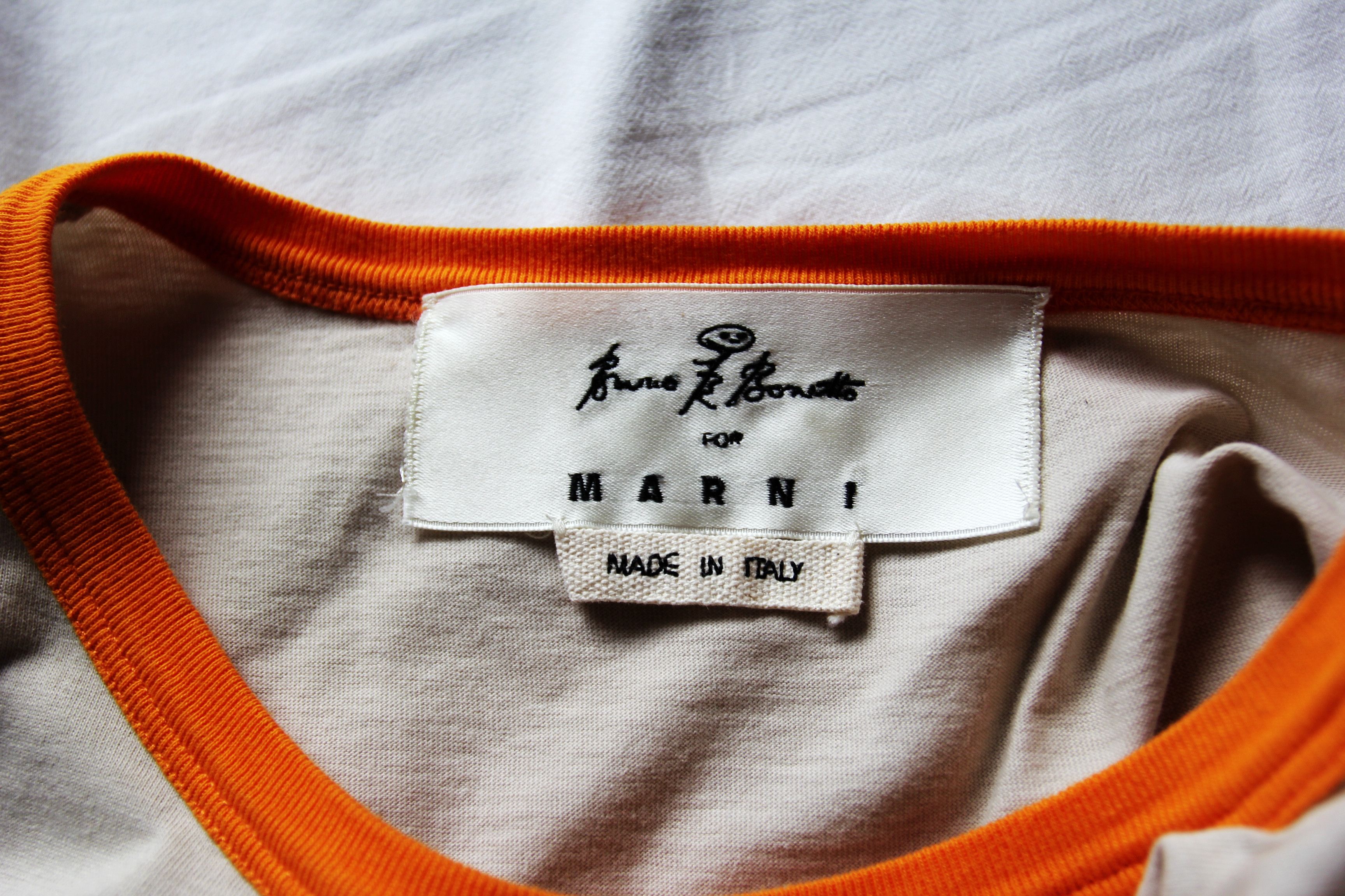 Marni SS19 MARNI x BRUNO BOZZETTO MONSTER TSHIRT 50 Size US M / EU 48-50 / 2 - 10 Thumbnail