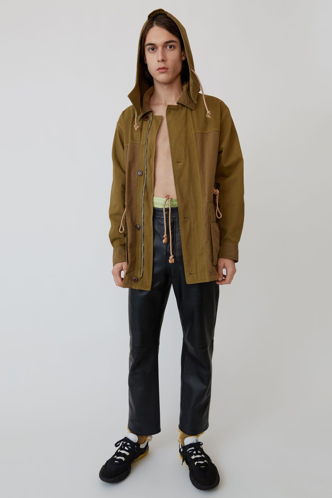 Acne Studios BNWT SS19 ACNE STUDIOS RELAXED PARKA OLIVE GREEN 48 Size US M / EU 48-50 / 2 - 22 Thumbnail