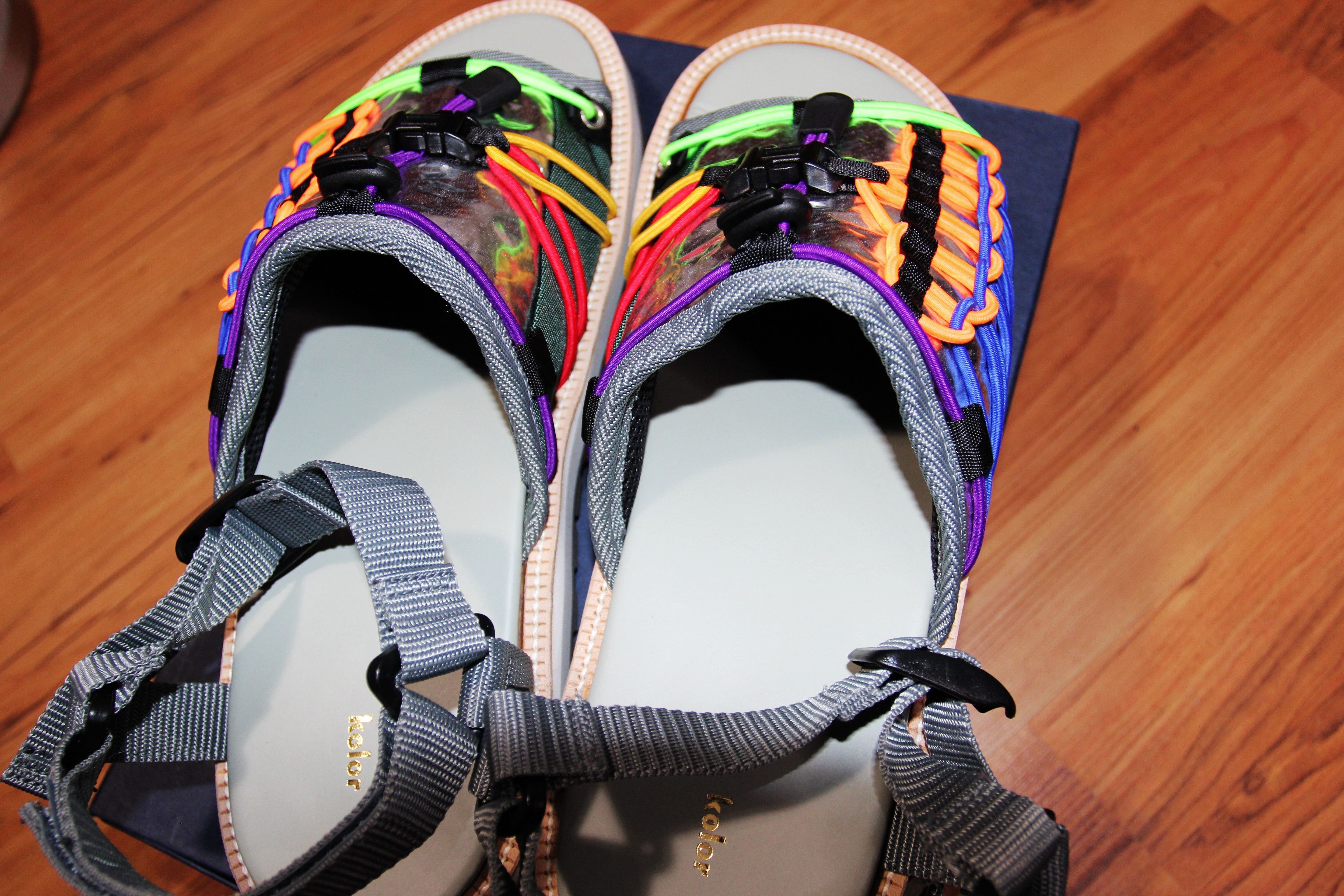 Kolor BNWT SS20 KOLOR METALLIC MULTI STRAP SANDALS 11 Size US 11 / EU 44 - 3 Thumbnail
