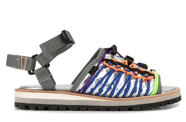 Kolor BNWT SS20 KOLOR METALLIC MULTI STRAP SANDALS 11 Size US 11 / EU 44 - 1 Thumbnail