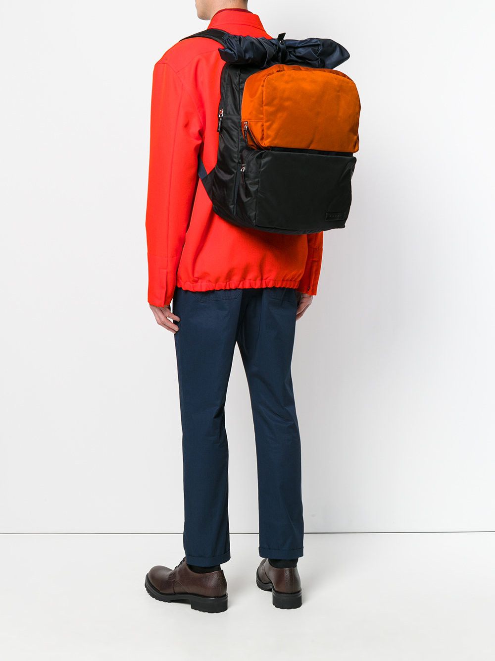 image of Aw17 Marni Detachable Cargo Pocket Backpack, Men's