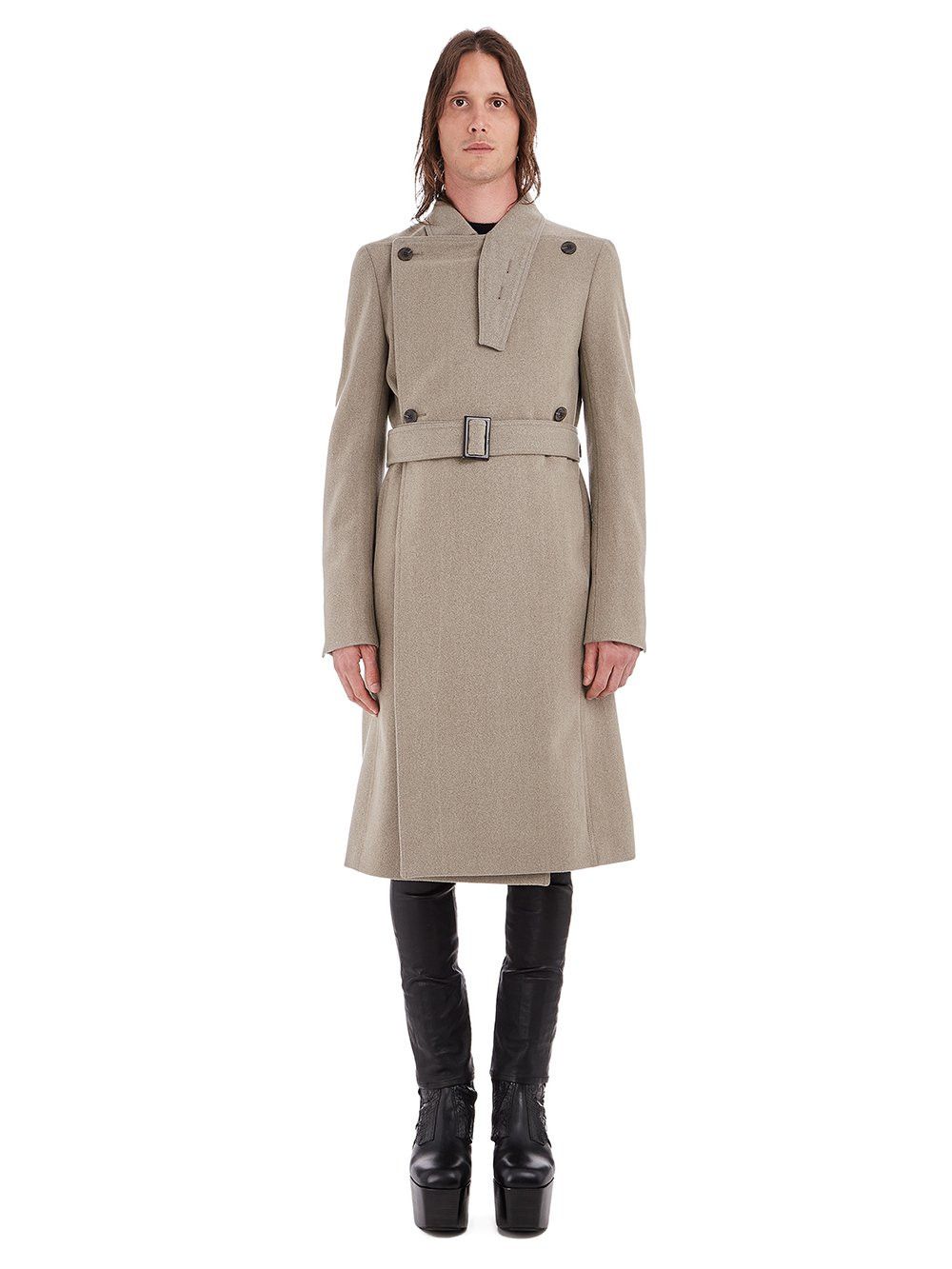 Rick Owens BNWT AW20 RICK OWENS "PERFORMA" MOODY COAT 54 Size US L / EU 52-54 / 3 - 1 Thumbnail