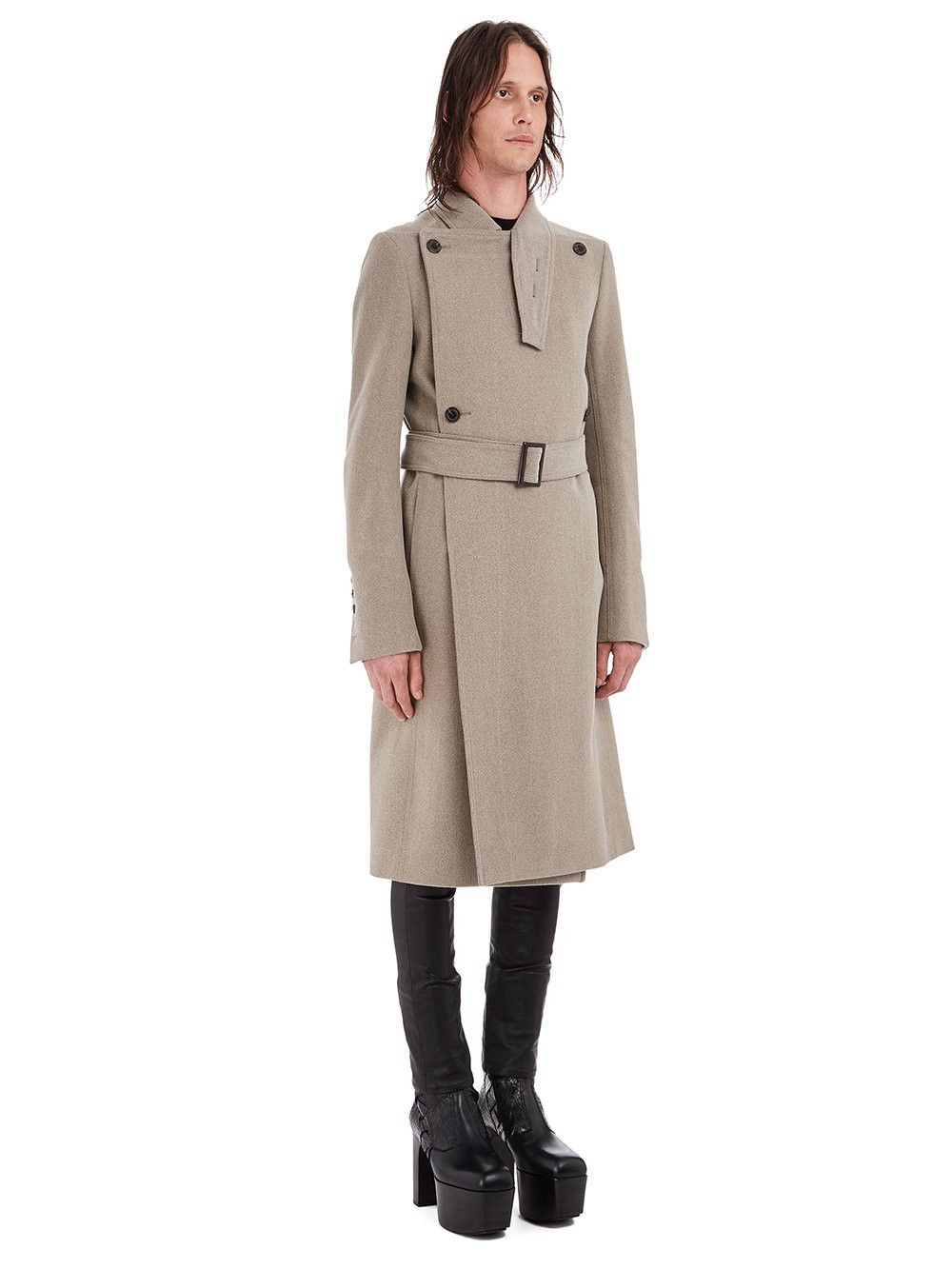 Rick Owens BNWT AW20 RICK OWENS "PERFORMA" MOODY COAT 54 Size US L / EU 52-54 / 3 - 19 Thumbnail