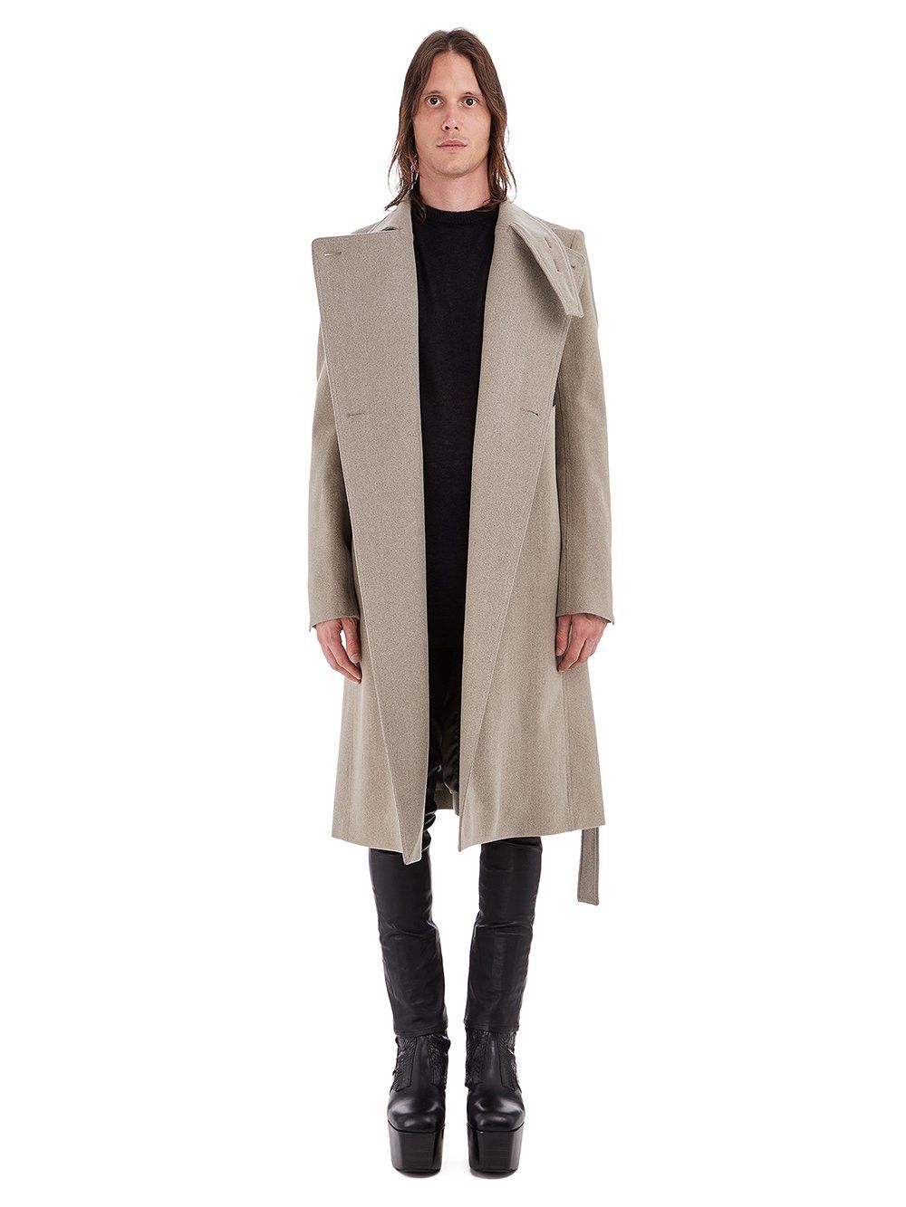 Rick Owens BNWT AW20 RICK OWENS "PERFORMA" MOODY COAT 54 Size US L / EU 52-54 / 3 - 18 Thumbnail