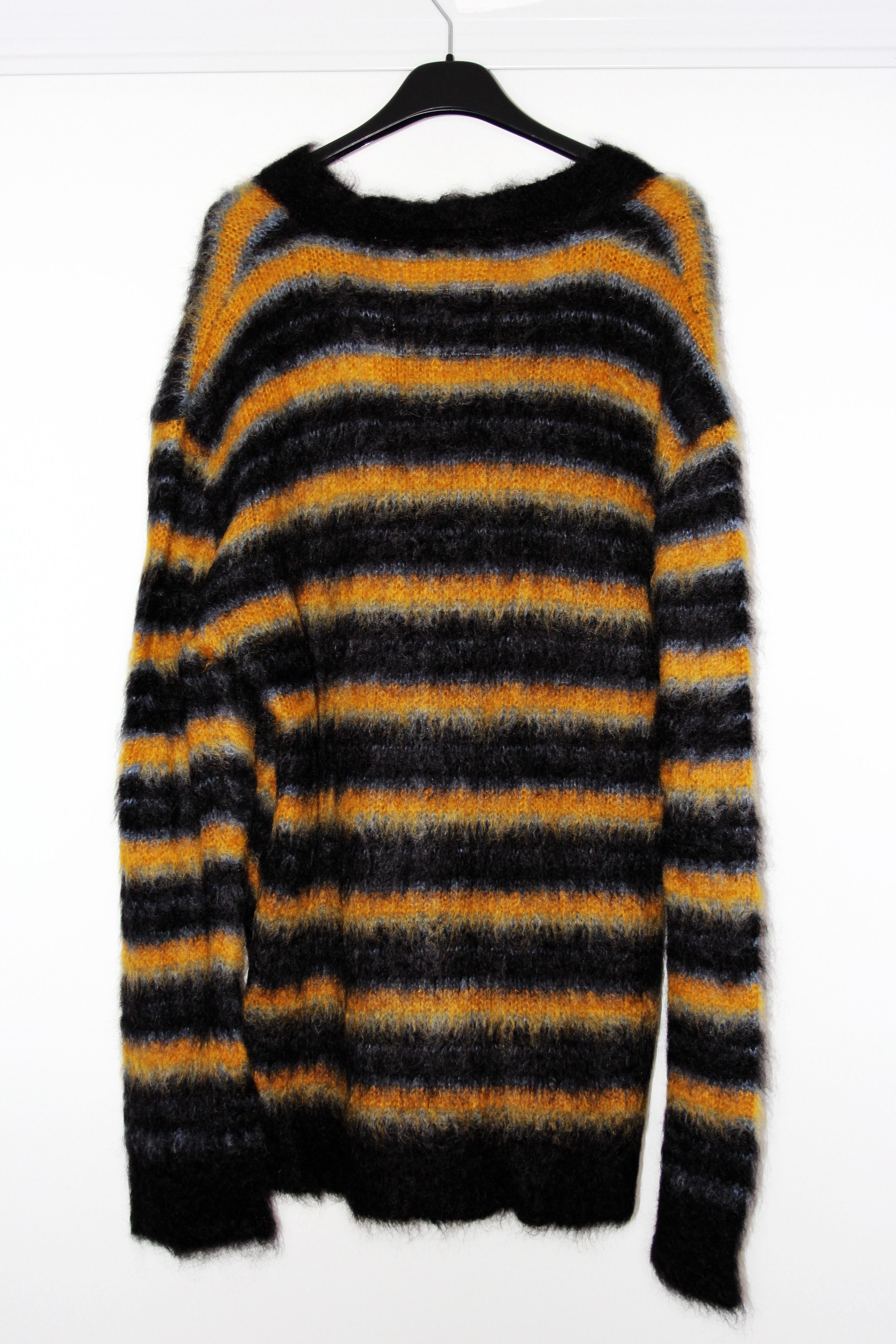 Marni BNWT AW21 MARNI STRIPED FUZZY-WUZZY MOHAIR CARDIGAN 50 Size US M / EU 48-50 / 2 - 3 Thumbnail