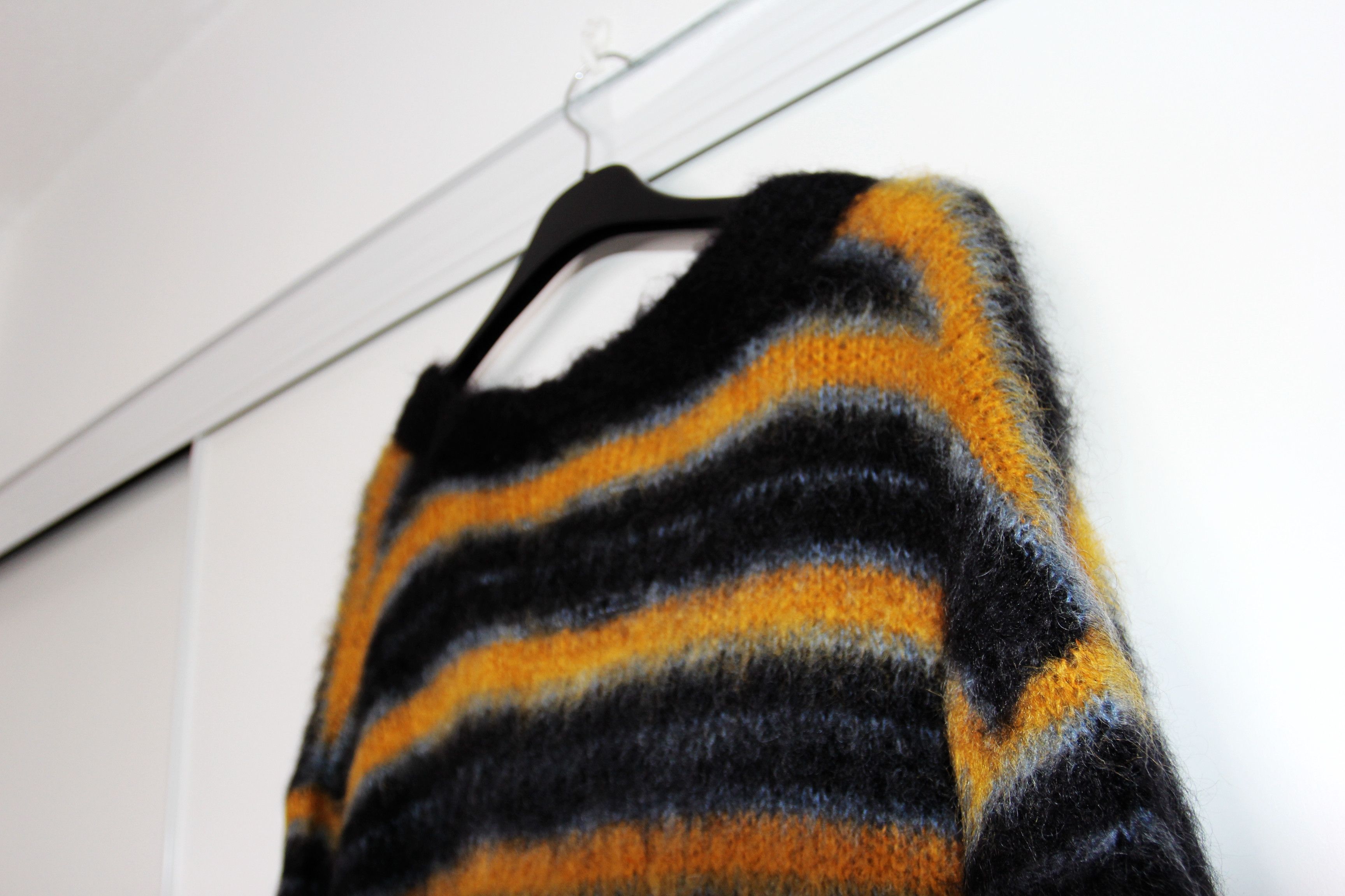Marni BNWT AW21 MARNI STRIPED FUZZY-WUZZY MOHAIR CARDIGAN 50 Size US M / EU 48-50 / 2 - 6 Thumbnail