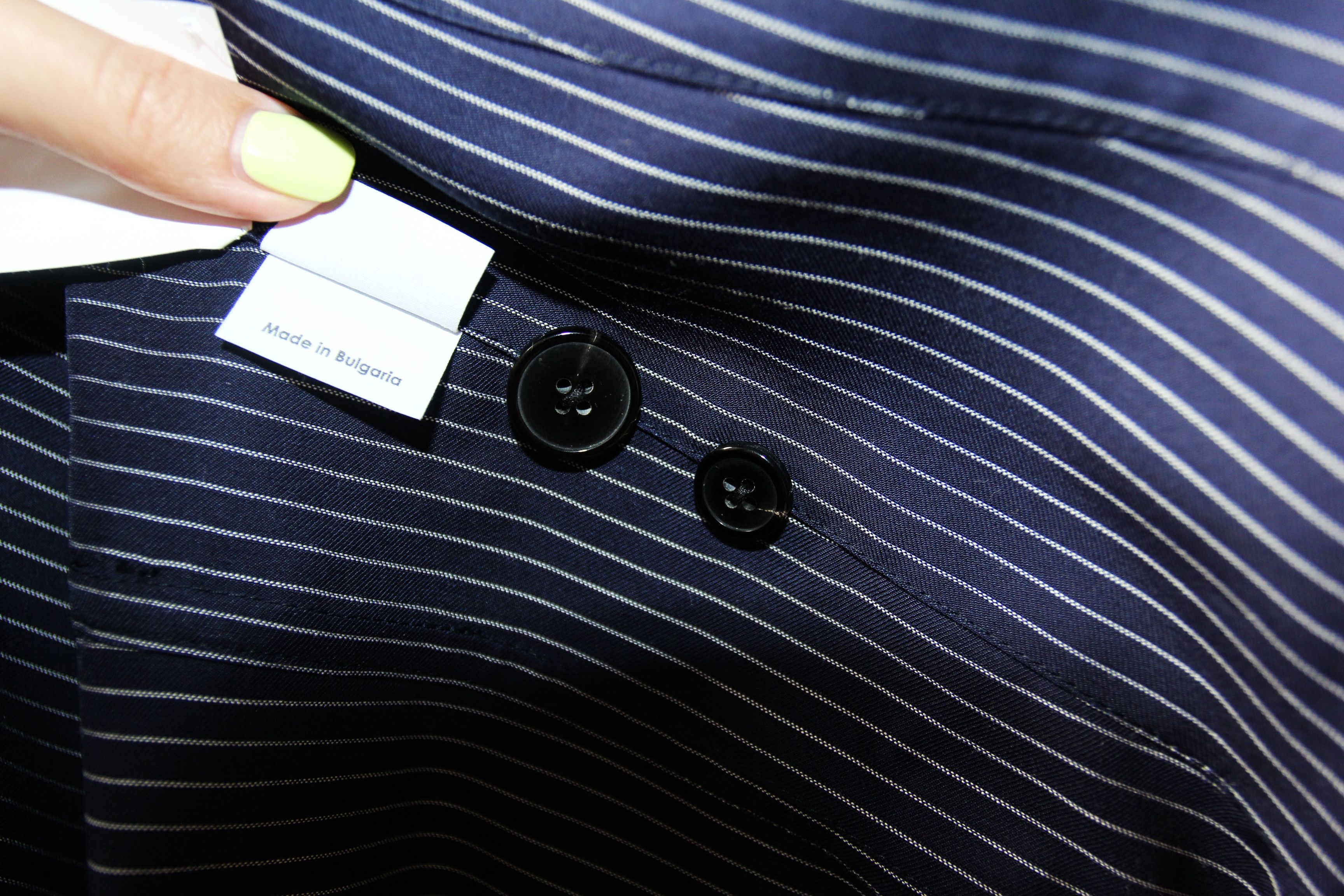 Dries Van Noten BNWT SS20 DRIES VAN NOTEN BILBAO NAVY PINSTRIPE JACKET 48 Size US M / EU 48-50 / 2 - 7 Thumbnail