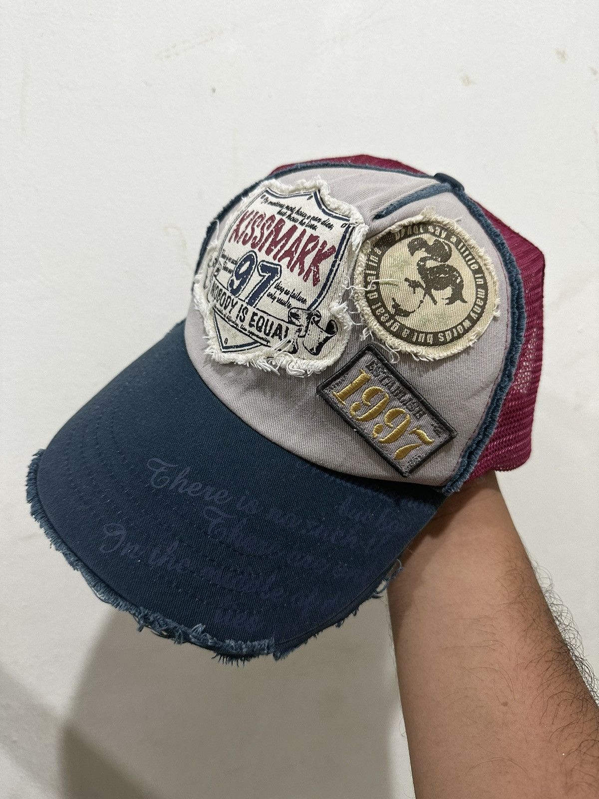 Japanese Brand VTG Kissmark Trucked Hat Size ONE SIZE - 1 Thumbnail