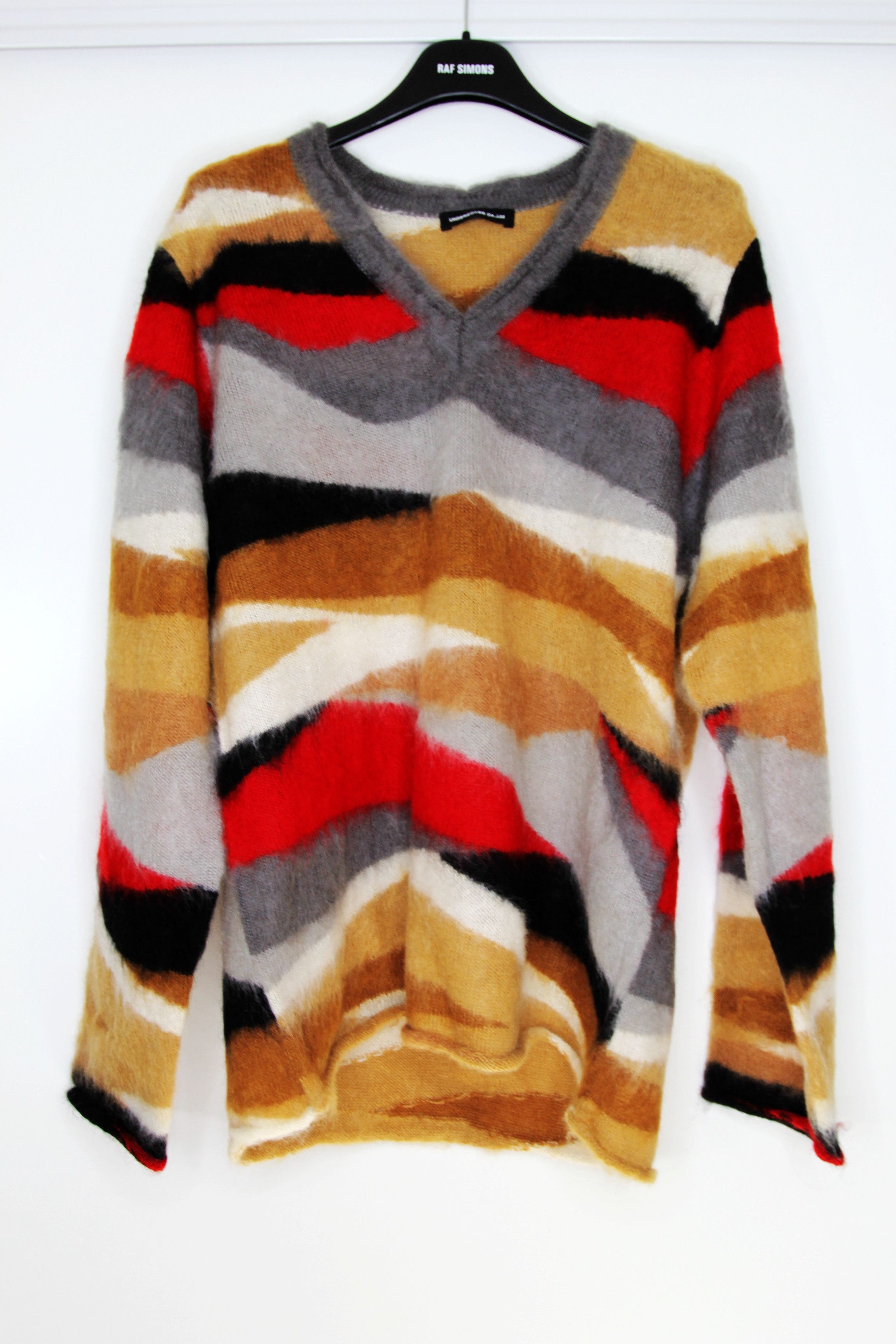Undercover BNWT AW20 UNDERCOVER PULLOVER GRAY MIX SWEATER 3 Size US L / EU 52-54 / 3 - 2 Thumbnail