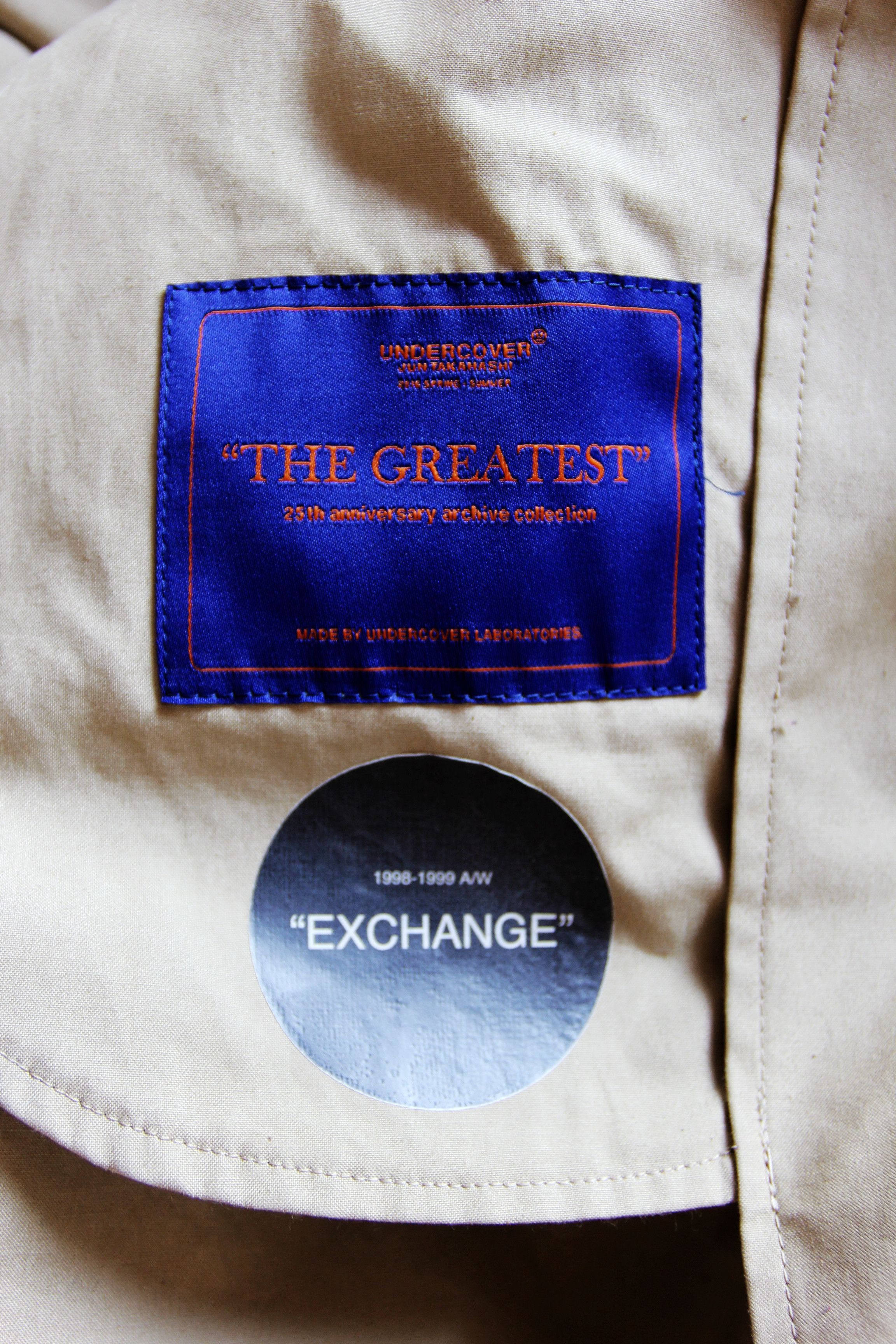 Undercover SS16 UNDERCOVER JOY DIVISION IAN CURTIS DETACHABLE COAT 2 Size US M / EU 48-50 / 2 - 12 Thumbnail