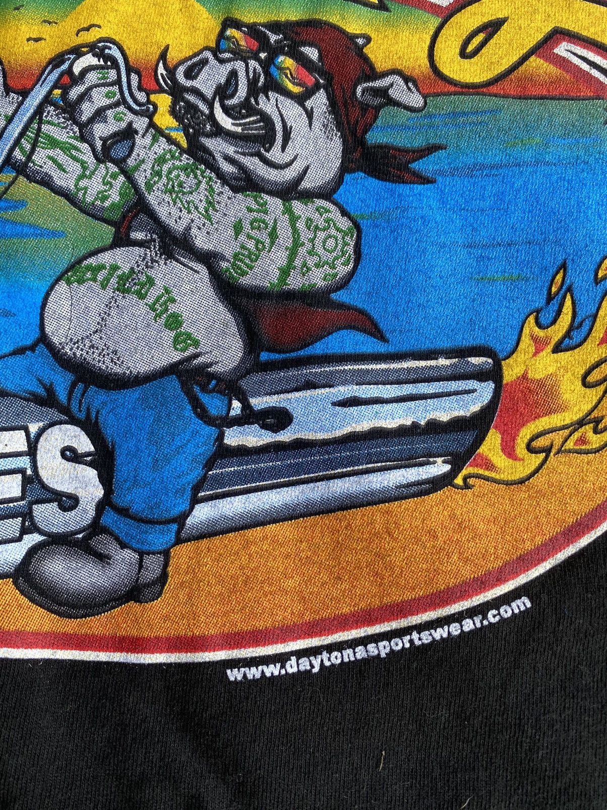 Harley Davidson × Japanese Brand × Vintage Vintage Y2K Wild Pig Pipes Harley Style Biker Shirt Size US XL / EU 56 / 4 - 3 Thumbnail