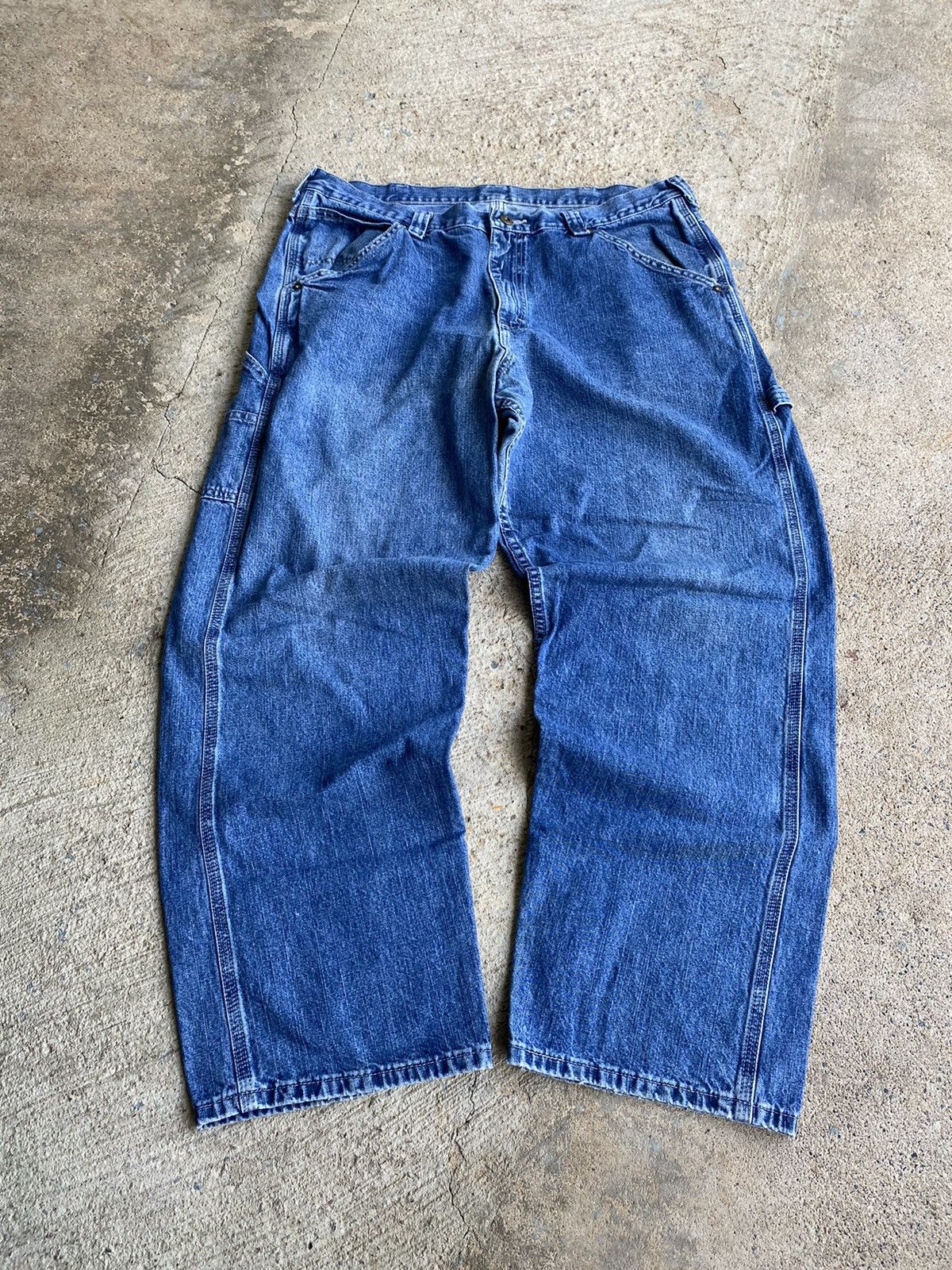 JNCO × Vintage × Wrangler Vintage Crazy Y2K Lee Style Carpenter Essential Jean Size US 36 / EU 52 - 4 Thumbnail