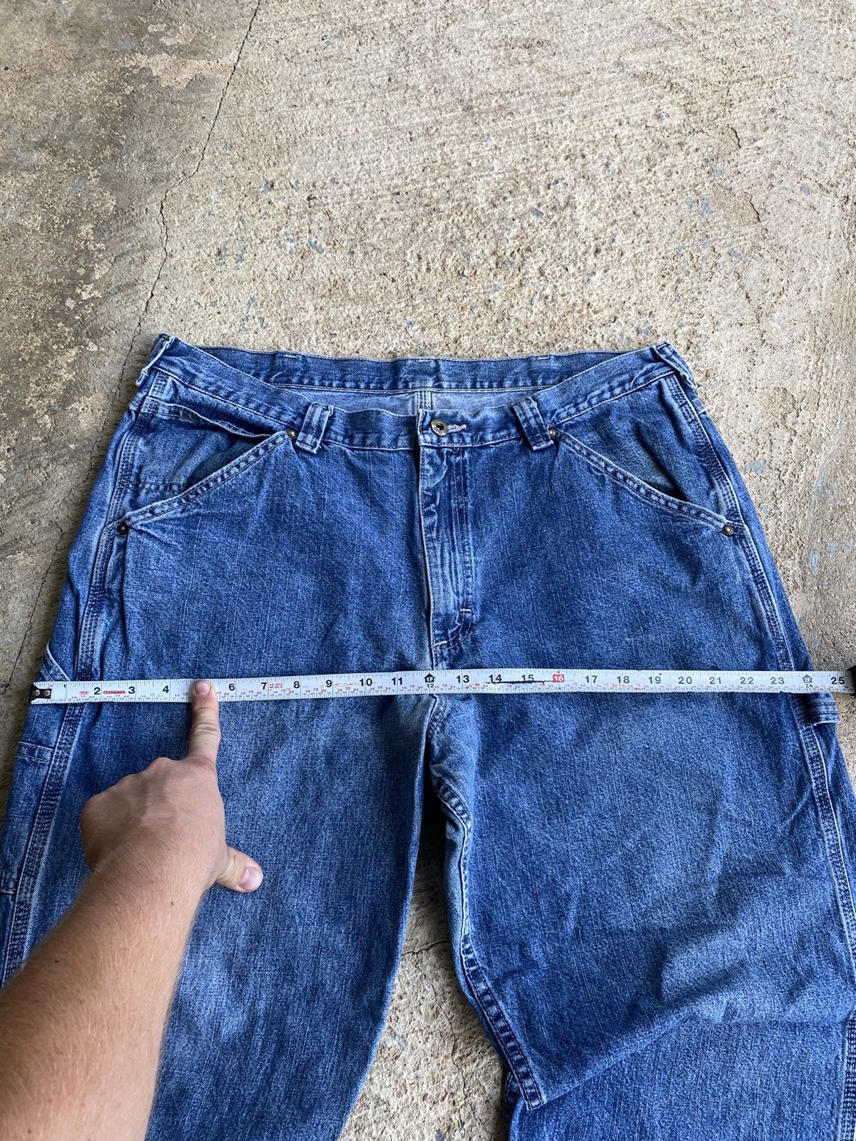 JNCO × Vintage × Wrangler Vintage Crazy Y2K Lee Style Carpenter Essential Jean Size US 36 / EU 52 - 9 Thumbnail