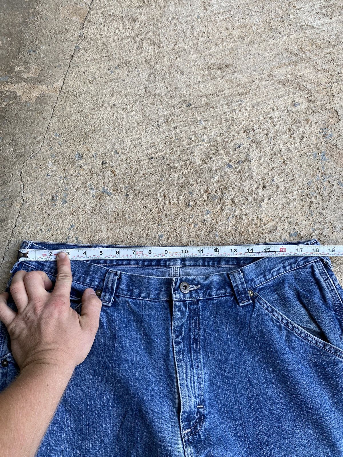 JNCO × Vintage × Wrangler Vintage Crazy Y2K Lee Style Carpenter Essential Jean Size US 36 / EU 52 - 8 Thumbnail