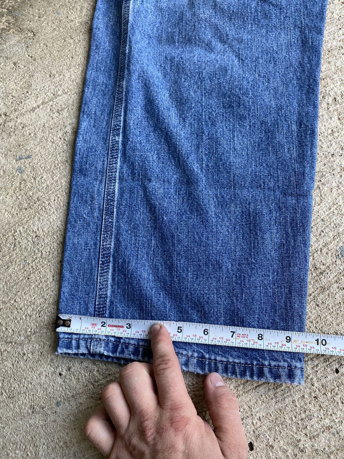 JNCO × Vintage × Wrangler Vintage Crazy Y2K Lee Style Carpenter Essential Jean Size US 36 / EU 52 - 11 Thumbnail
