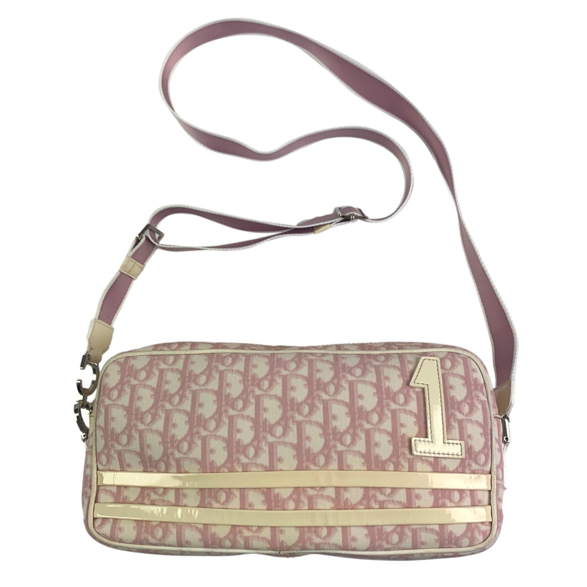 Dior Dior Trotter Monogram Shoulder Bag PINK Size ONE SIZE - 1 Thumbnail