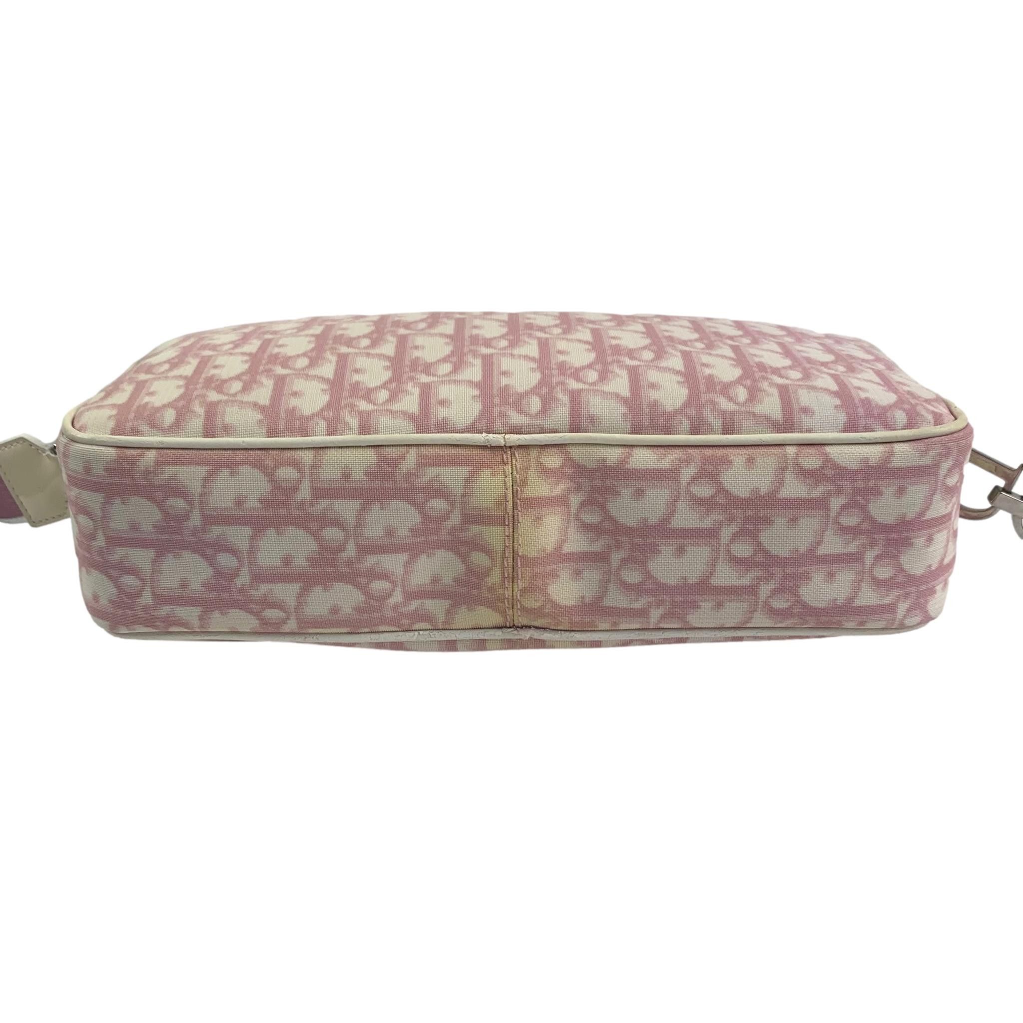 Dior Dior Trotter Monogram Shoulder Bag PINK Size ONE SIZE - 5 Thumbnail
