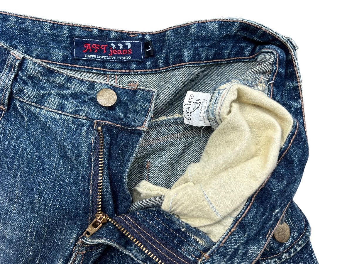 Japanese Brand Aft Japanese Baggy Multipocket Flare Wide Denim Jeans 32x32 Size US 32 / EU 48 - 10 Thumbnail