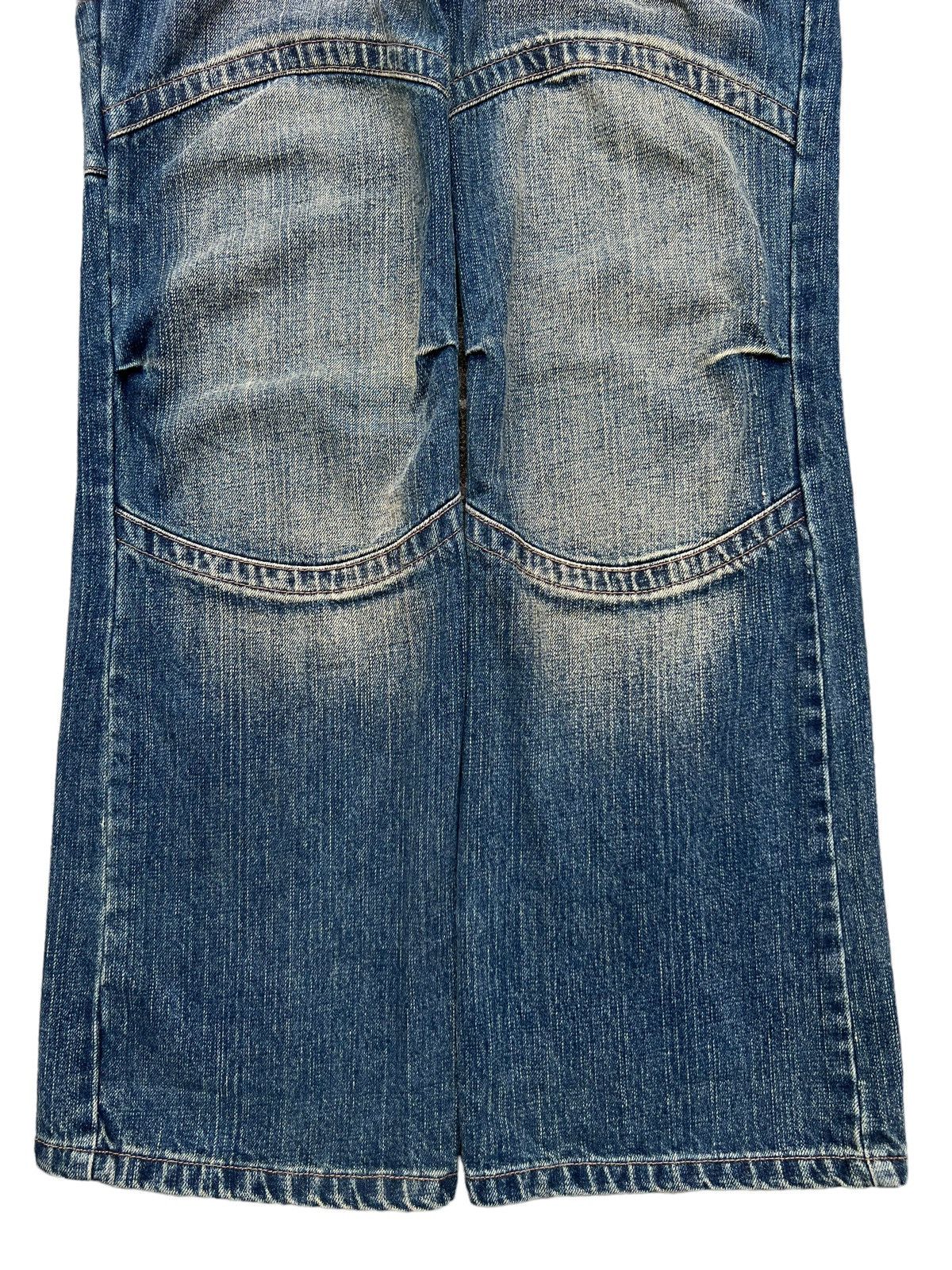 Japanese Brand Aft Japanese Baggy Multipocket Flare Wide Denim Jeans 32x32 Size US 32 / EU 48 - 6 Thumbnail