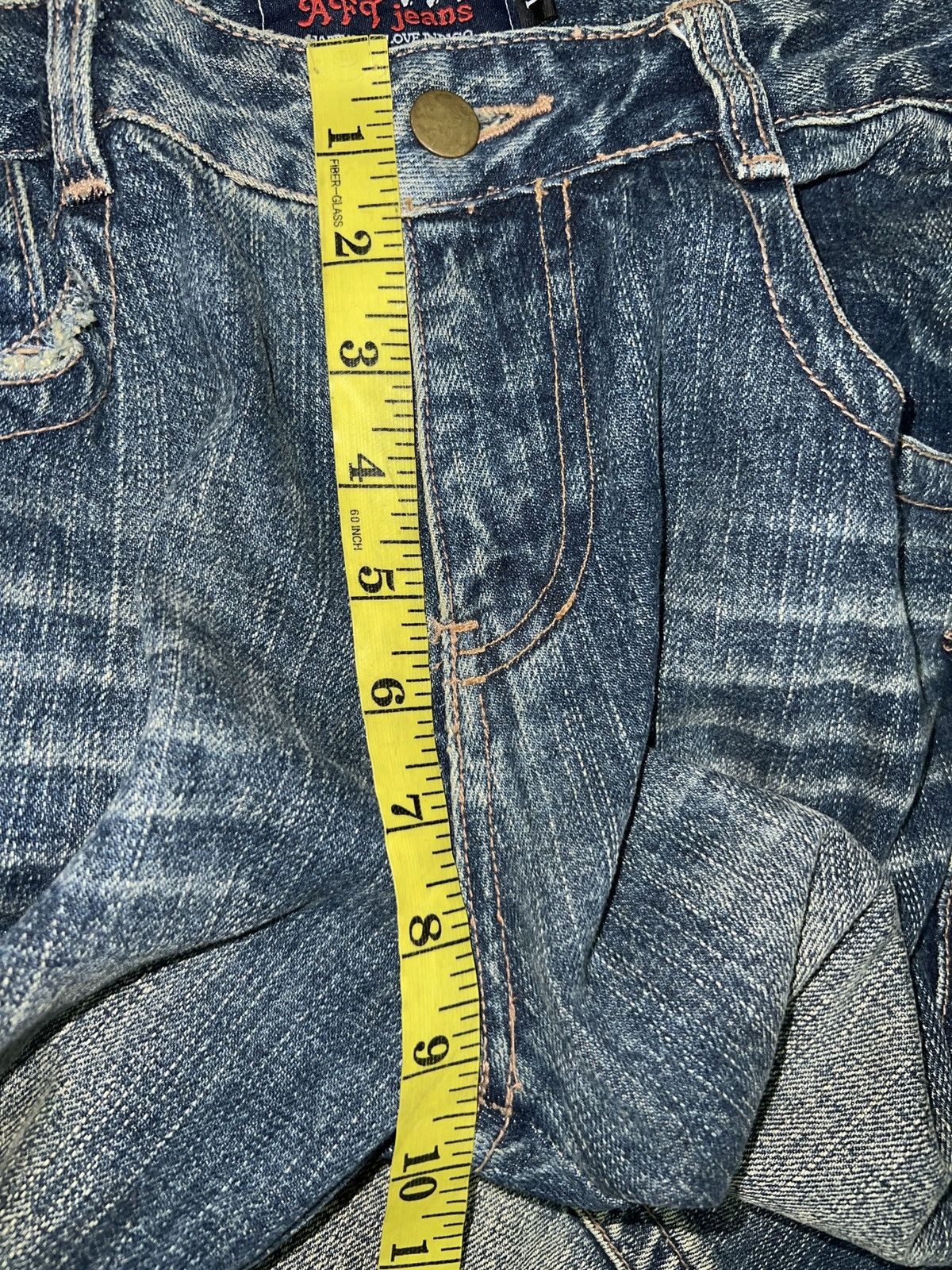 Japanese Brand Aft Japanese Baggy Multipocket Flare Wide Denim Jeans 32x32 Size US 32 / EU 48 - 11 Thumbnail