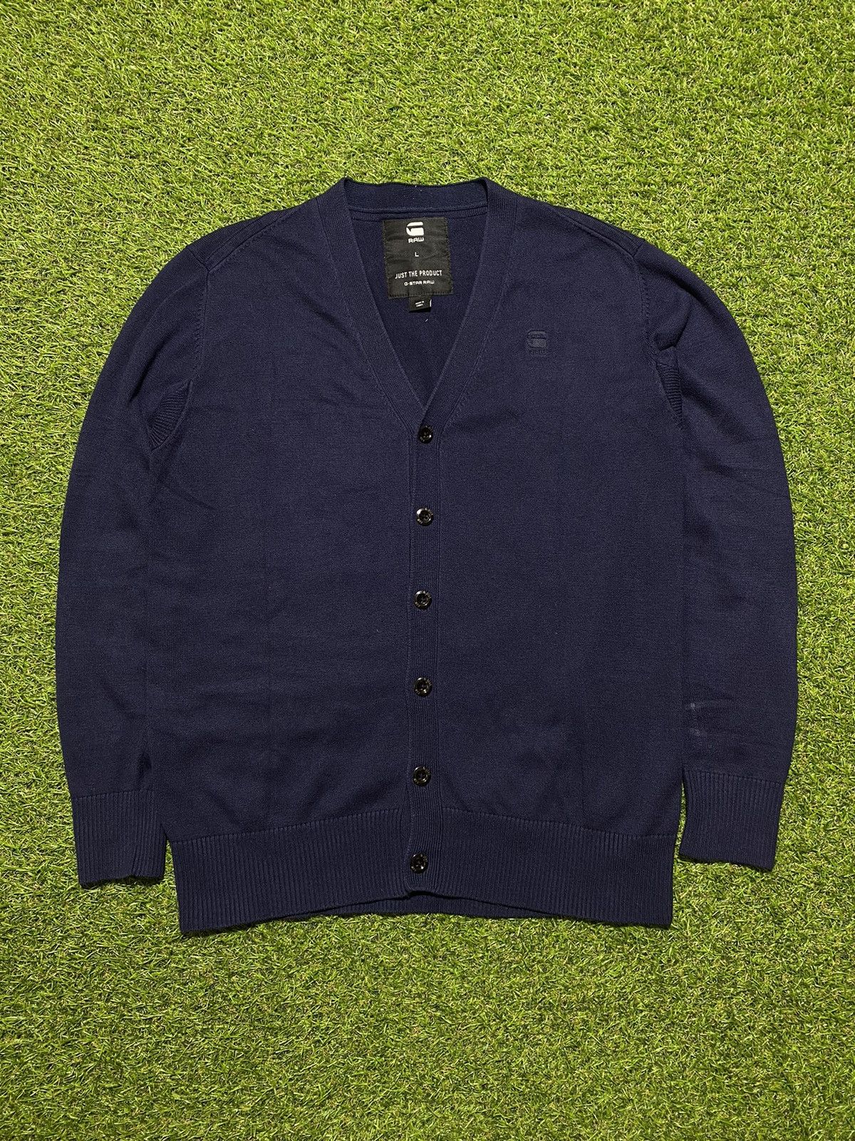 G-Star × Vintage G Star Raw cardigan streetwear y2k casual style size L Size US L / EU 52-54 / 3 - 1 Thumbnail
