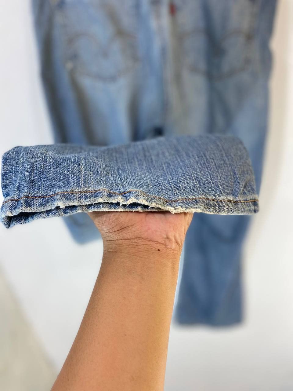 Levi's vintage levis 515 bootcut flare denim distressed Size US 38 / EU 54 - 7 Thumbnail