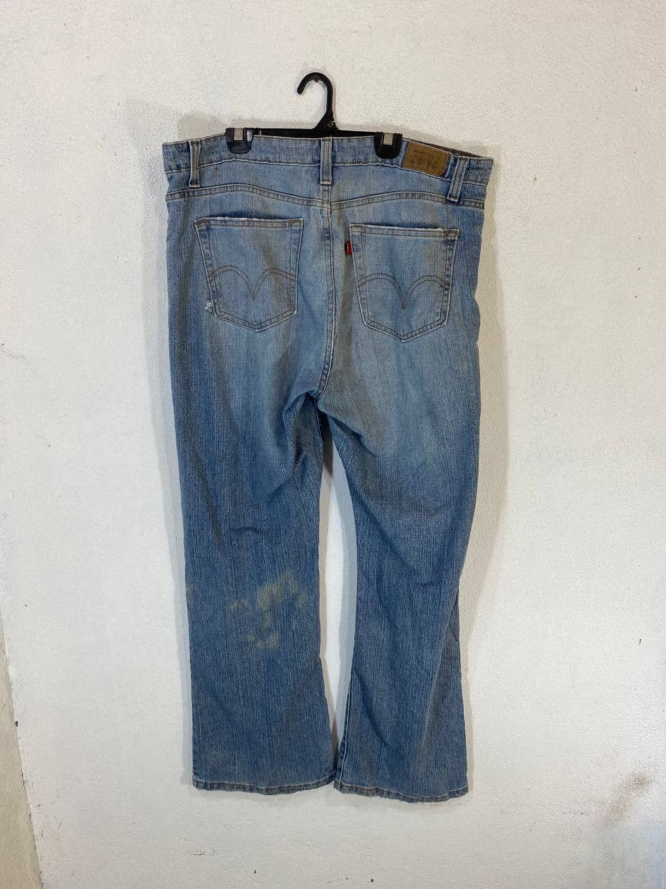 Levi's vintage levis 515 bootcut flare denim distressed Size US 38 / EU 54 - 2 Thumbnail
