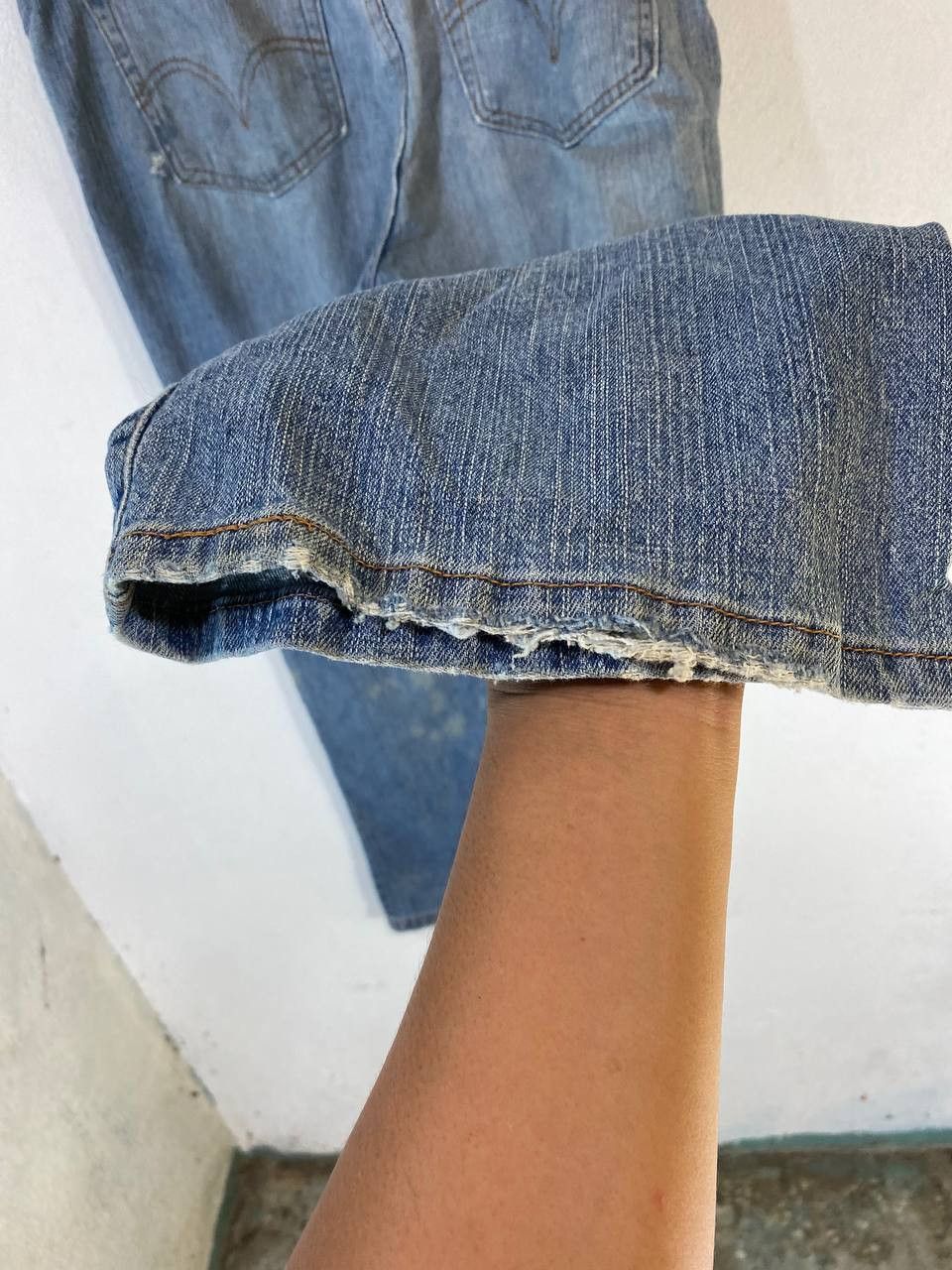 Levi's vintage levis 515 bootcut flare denim distressed Size US 38 / EU 54 - 8 Thumbnail